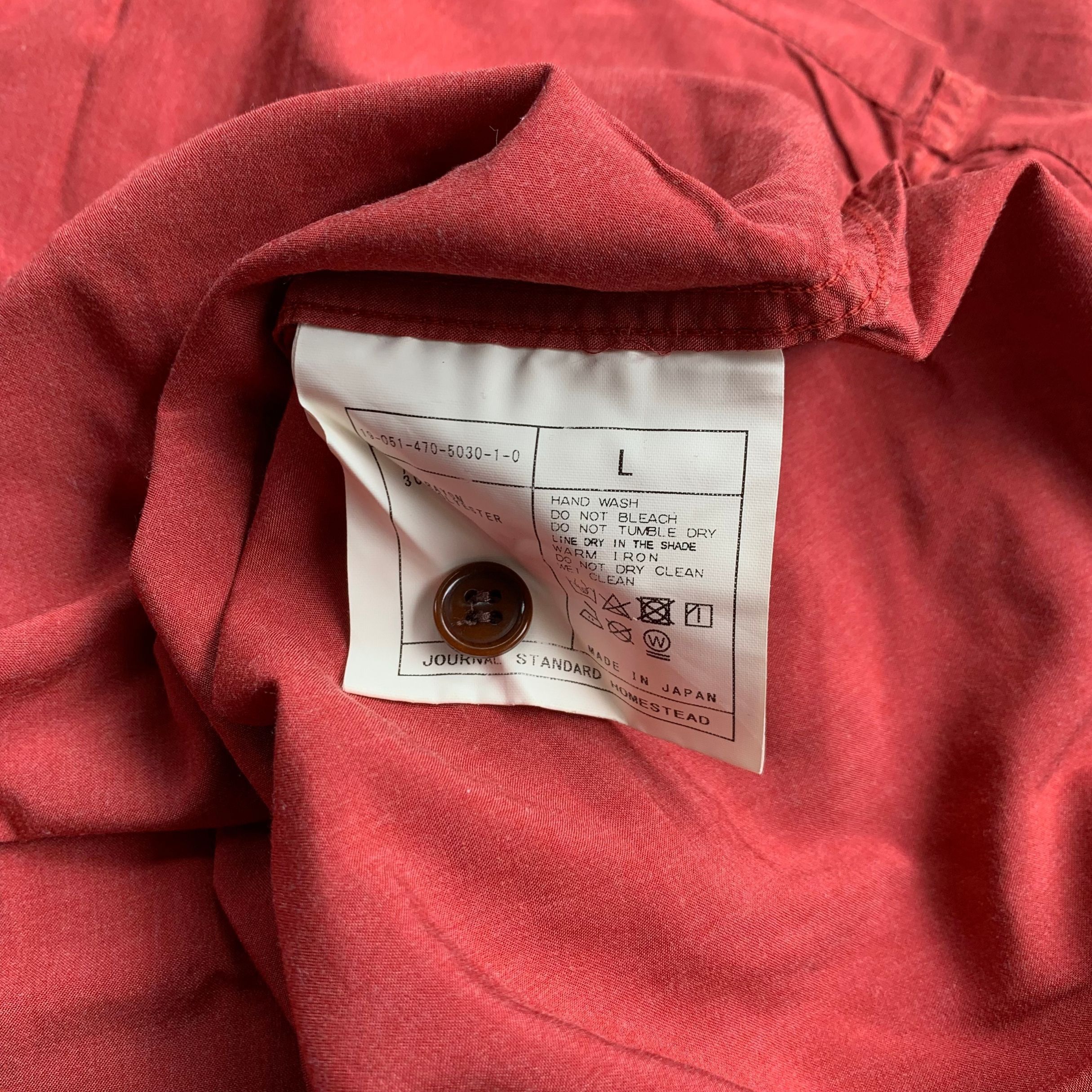 J.S. Homestead Journal Standard Union Made Japan 1990s Open Colar Shirt Size US M / EU 48-50 / 2 - 6 Thumbnail