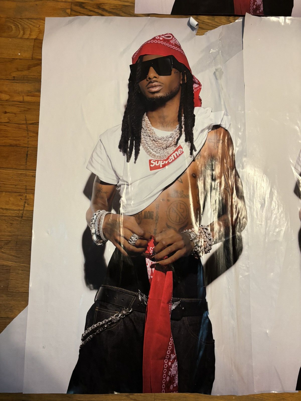 Supreme Three Playboi Carti Supreme Posters Size ONE SIZE - 2 Thumbnail