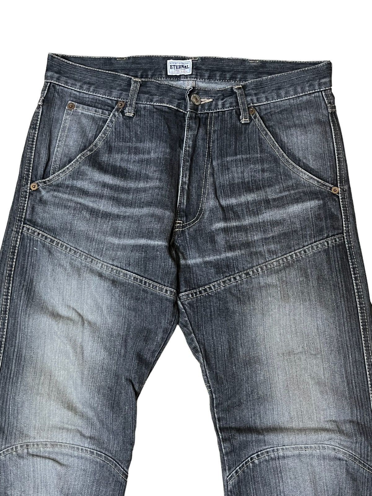 Eternal VINTAGE ETERNAL BITCKU KURASHIKI JAPANESE DENIM JEANS Size US 32 / EU 48 - 5 Thumbnail