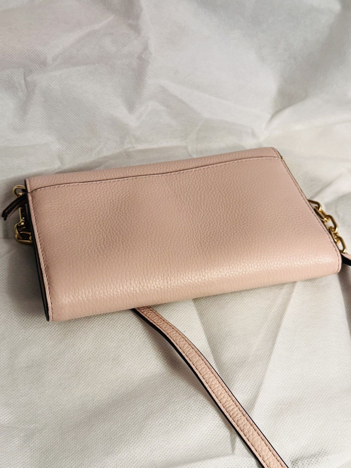 Tory Burch Tory Burch Georgia pebbled Crossbody in light pink Size ONE SIZE - 7 Thumbnail