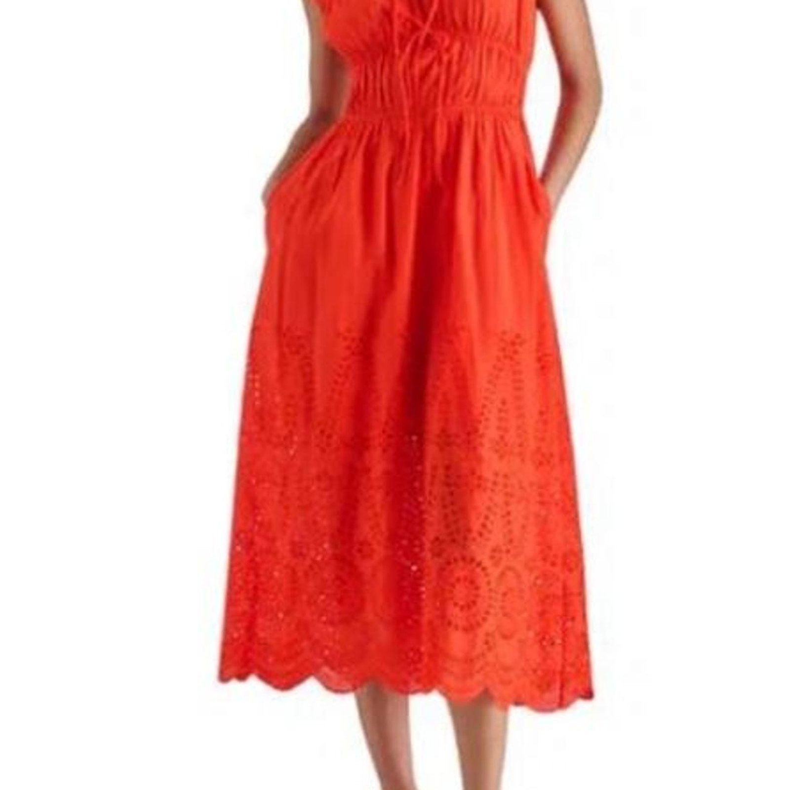 Steve Madden Red Summer Dress - Full length red summer maxi dress Size XS / US 0-2 / IT 36-38 - 4 Thumbnail