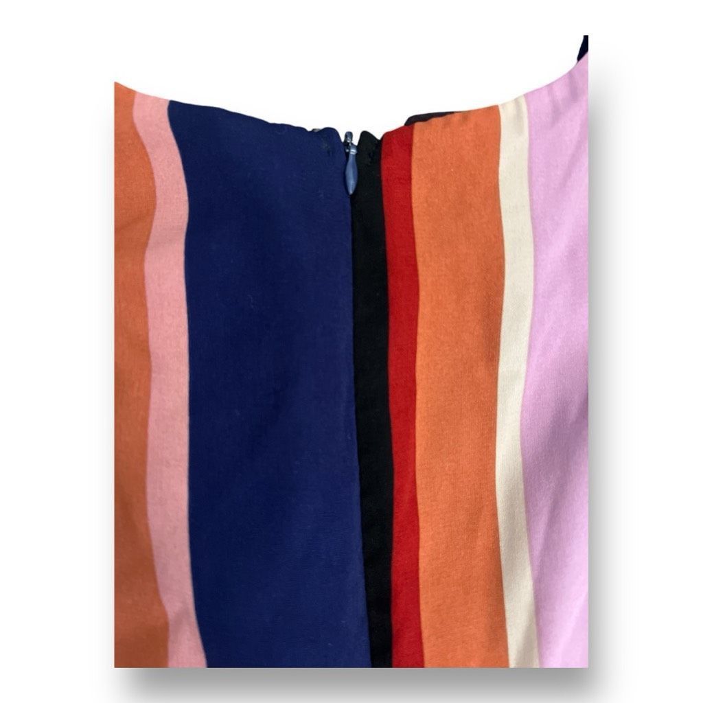 Other 4SI3NNA Striped Short Sleeve Tie Front Dress Size Small Size S / US 4 / IT 40 - 7 Thumbnail