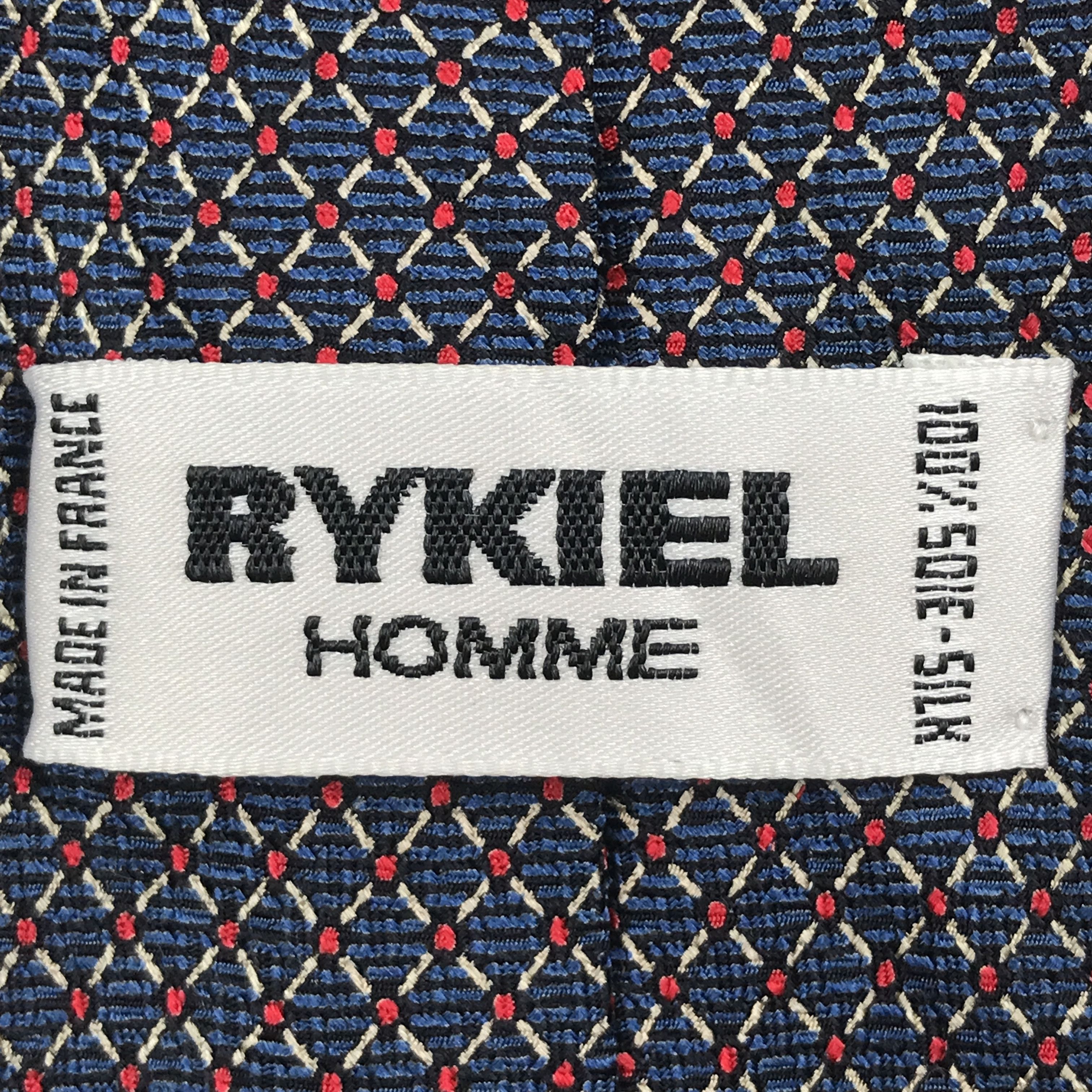Designer × Sonia Rykiel × Vintage Vintage Rykiel Homme Silk Necktie Size ONE SIZE - 6 Thumbnail