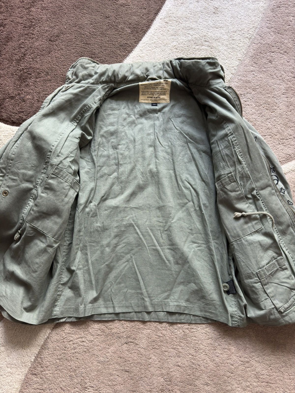 Alpha Industries M65 Alpha Industries Utility Military Jacket Vintage USA Size US S / EU 44-46 / 1 - 8 Thumbnail