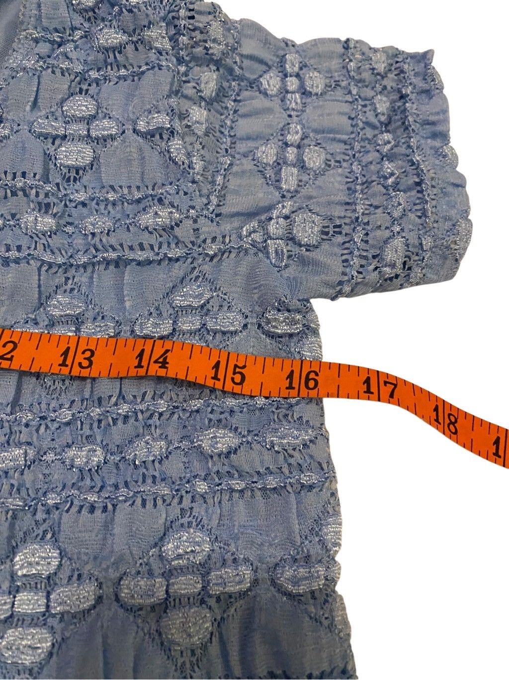 Other East 5th Petite Lace Blouse Fairycore Preppy Summer Coquette Size M / US 6-8 / IT 42-44 - 7 Thumbnail