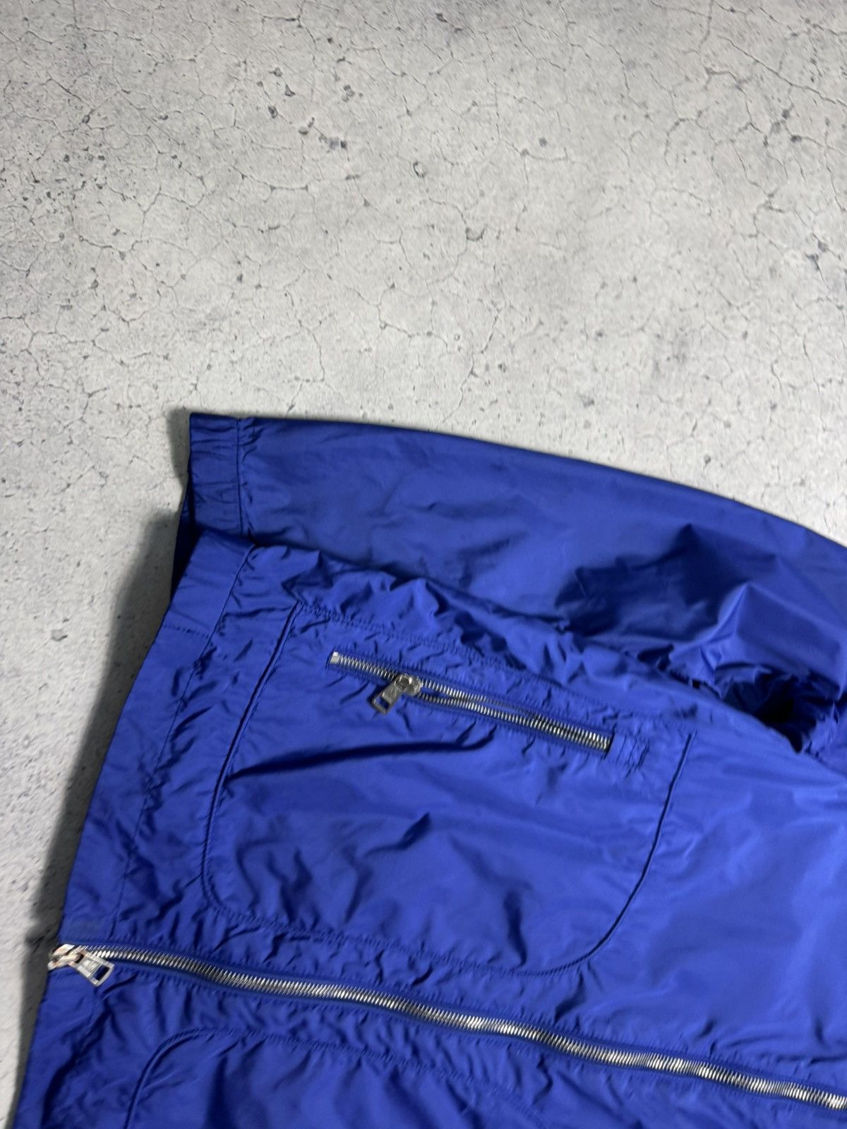 Moncler Moncler Renoir Giubbotto Luxury Nylon Jacket Size 2 Blue Size US M / EU 48-50 / 2 - 2 Thumbnail