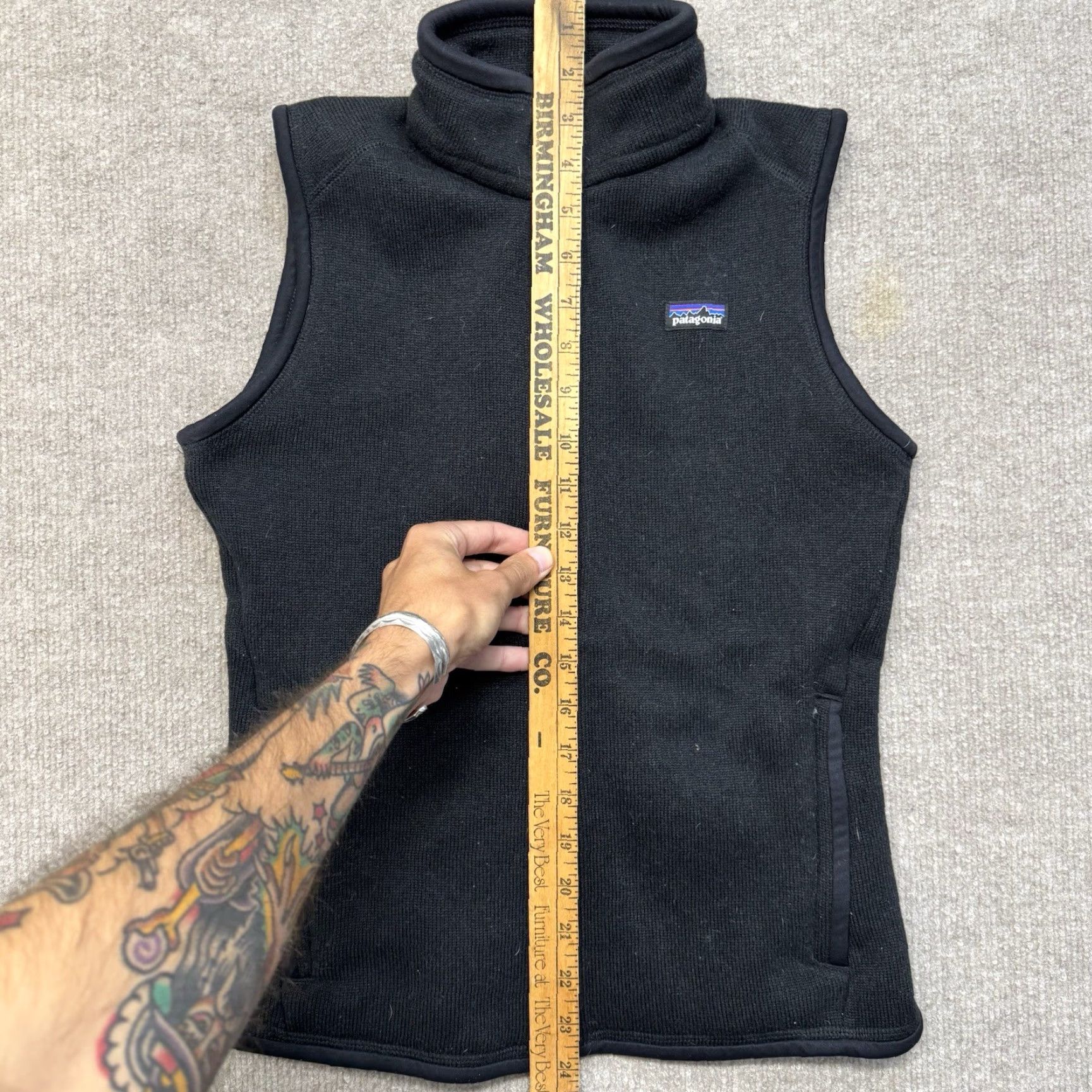 Patagonia Patagonia Better Sweater Vest Women's S Black Zip Vest Outdoor Hiking Lightweight Pockets 25887 Size S / US 4 / IT 40 - 5 Thumbnail