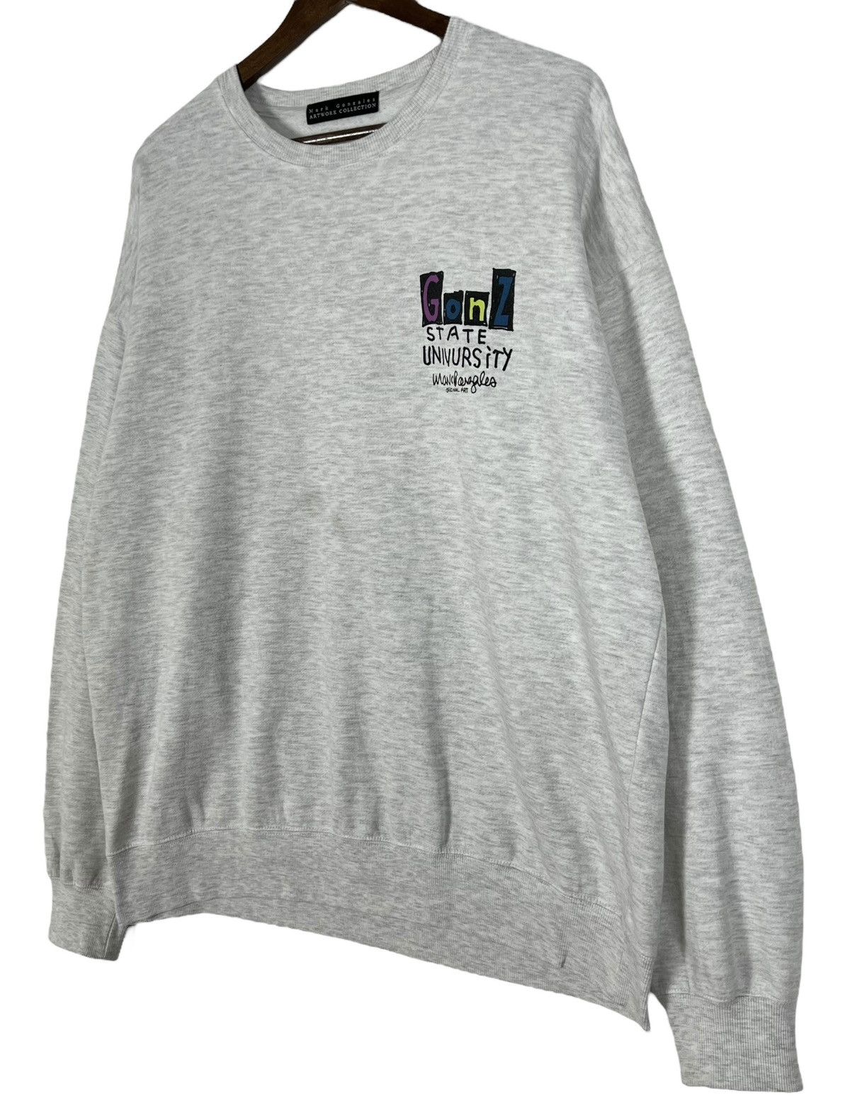 Girl Skateboards × Vintage Vintage Mark Gonzales State University Artwork Crew Neck Size US XL / EU 56 / 4 - 3 Thumbnail