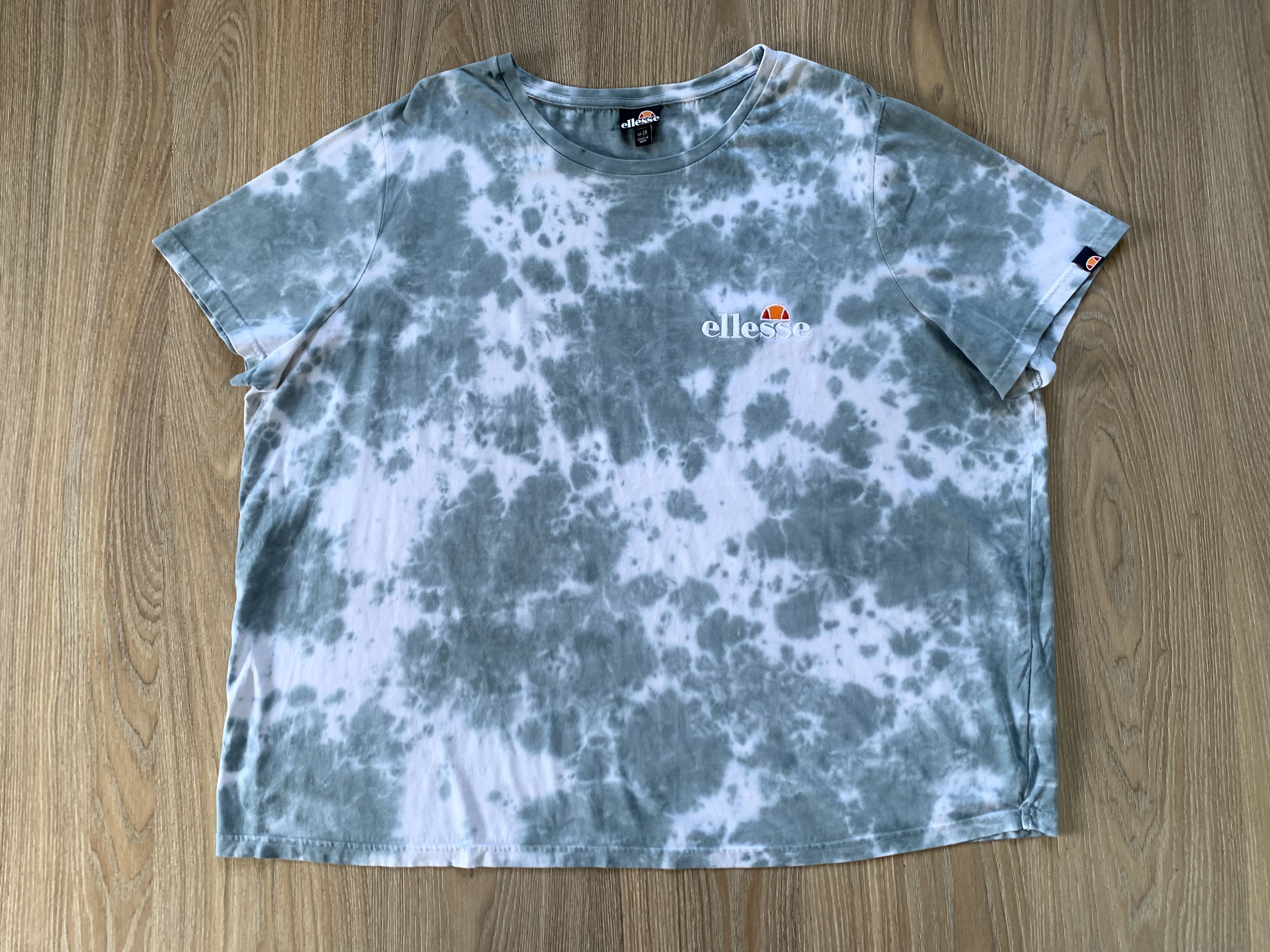 Ellesse × Vintage Ellesse Womens Oversize Cotton Tie Dye T-Shirt Size XXL / US 16-18 / IT 52-54 - 2 Thumbnail