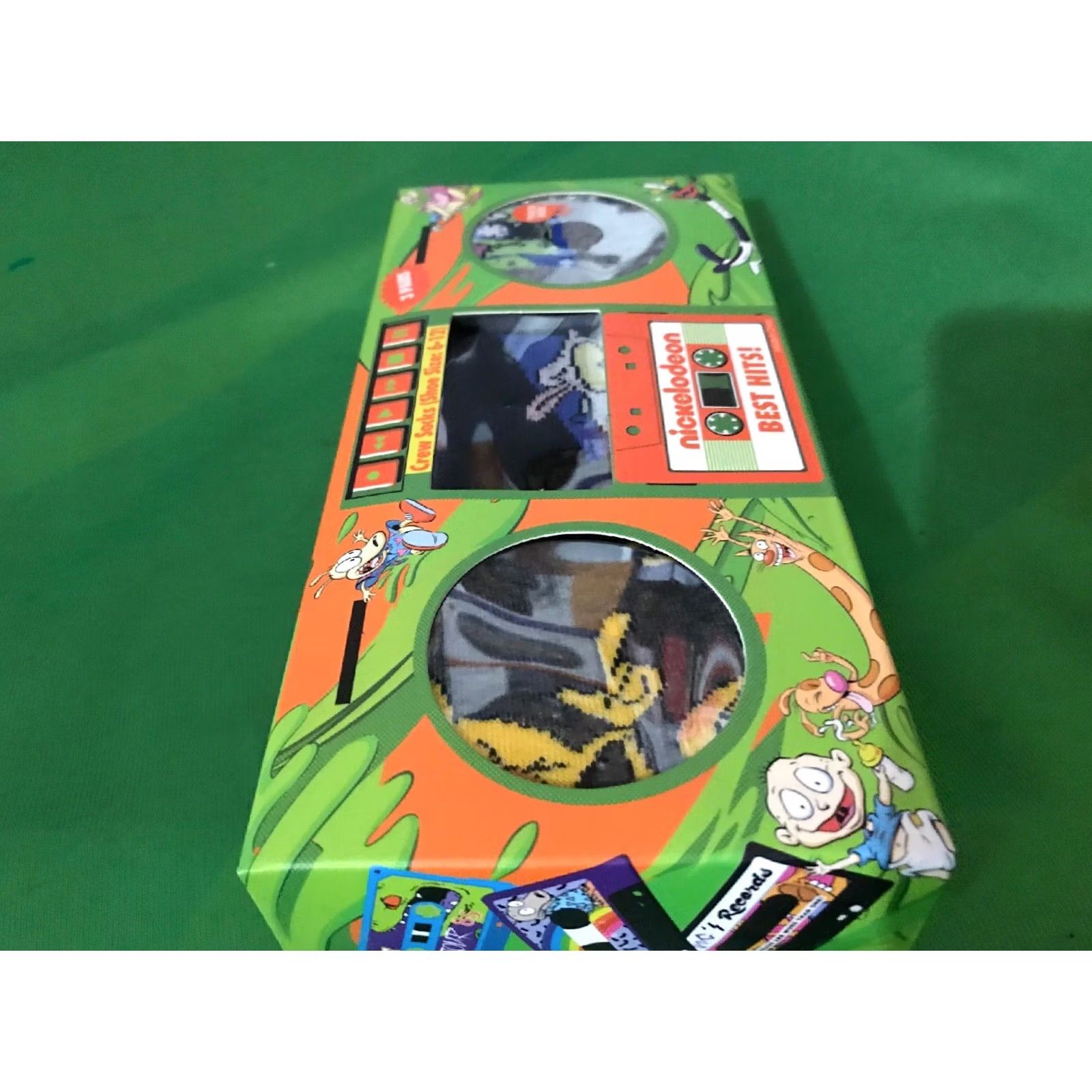 Nickelodeon NICKELODEON Best Hits Socks BoomBox Set 3 Pairs Crew Socks Men 6-12 Multicolor 3 Pairs Nickelodeon Best Hits Socks BoomBox Set Size ONE SIZE - 6 Thumbnail