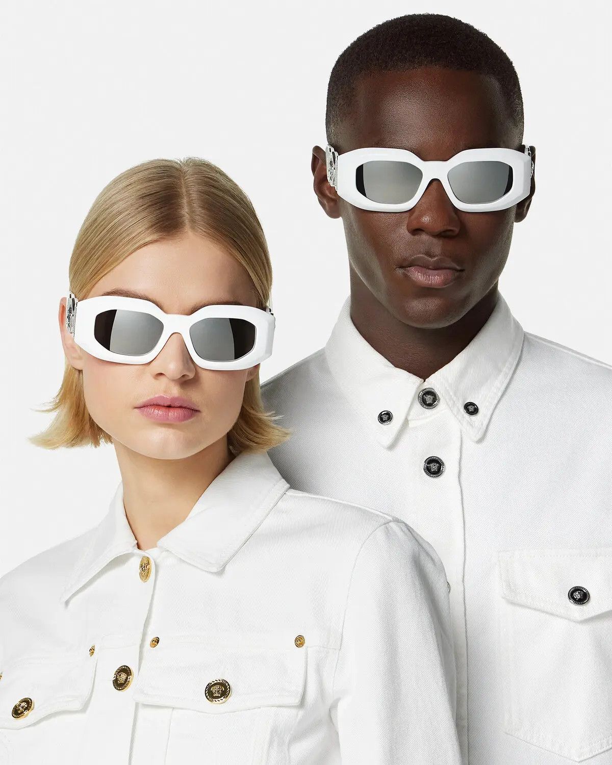 Versace NEW VERSACE VE4425U-314/6G White Size ONE SIZE - 4 Thumbnail