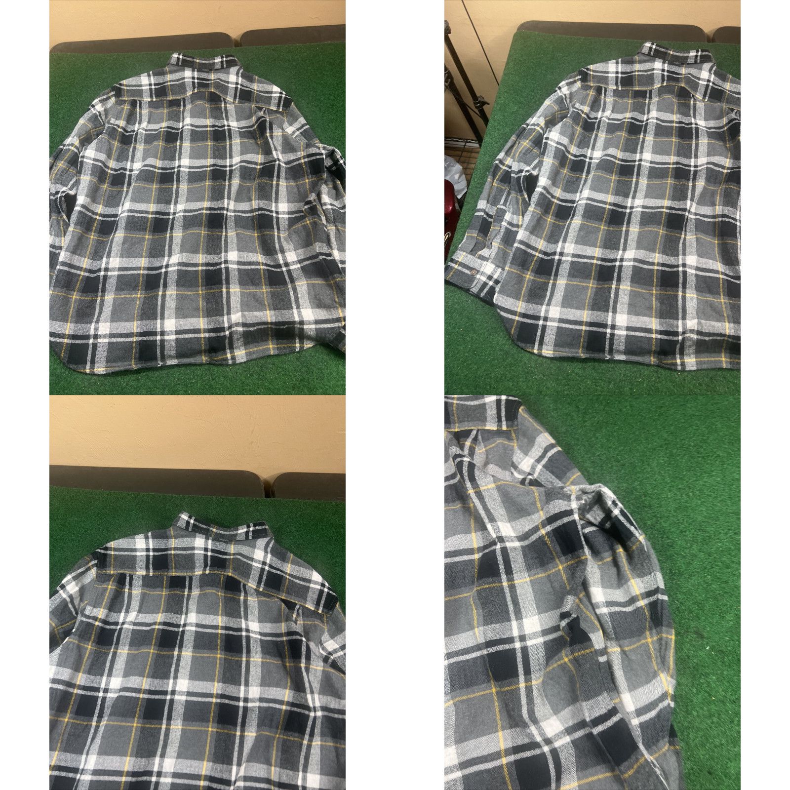 Old Navy Old Navy Button Up Shirt Men's XXL Long Sleeve Pocket Yellow Black Size US XXL / EU 58 / 5 - 8 Thumbnail