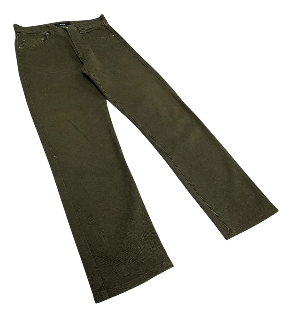 Yohji Yamamoto Ined Yohji Yamamoto Jeans Olive Size US 28 / EU 44 - 2 Thumbnail