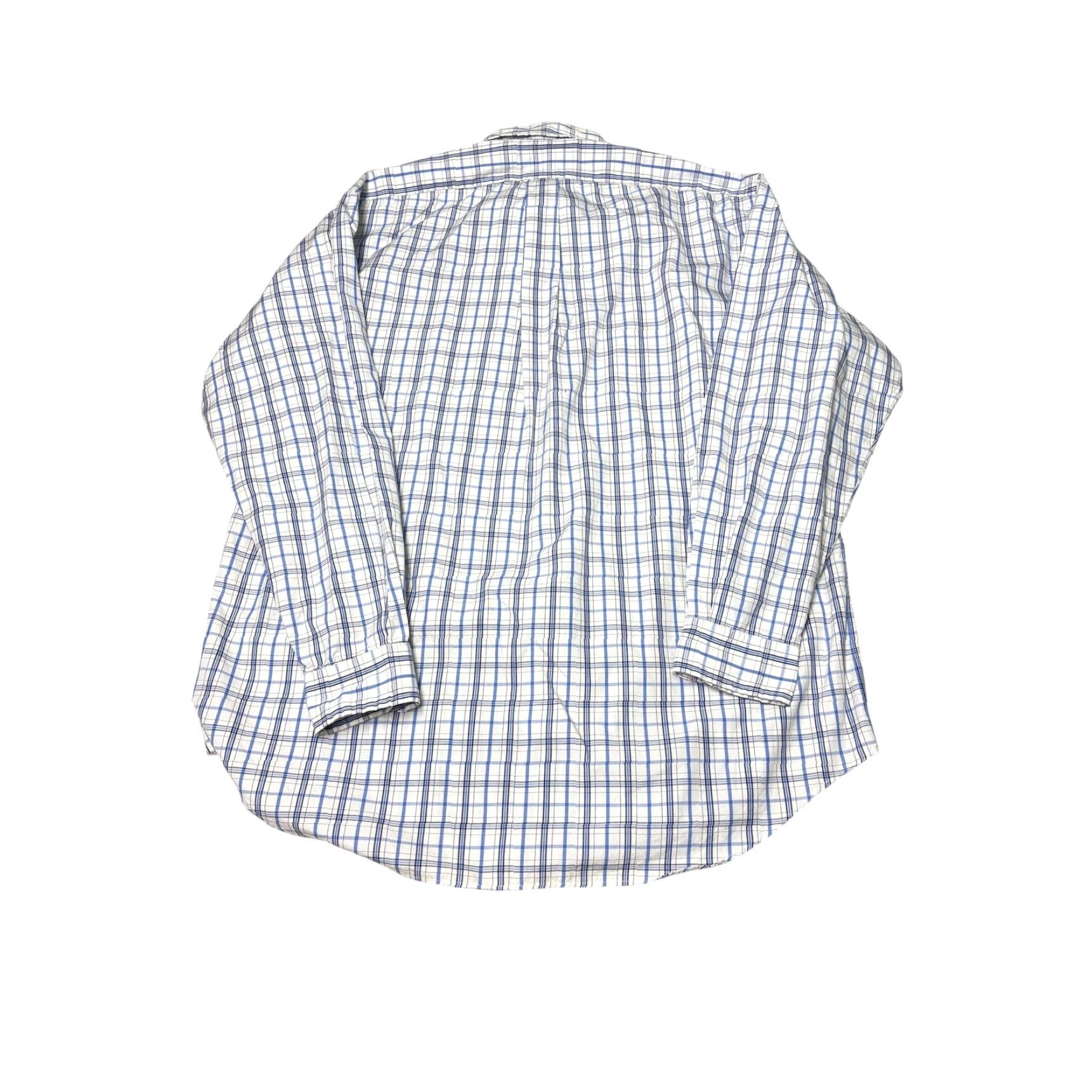 Polo Ralph Lauren Polo Ralph Lauren Blake Mens Large Blue White Plaid Cotton Button Down Shirt L Size US L / EU 52-54 / 3 - 5 Thumbnail