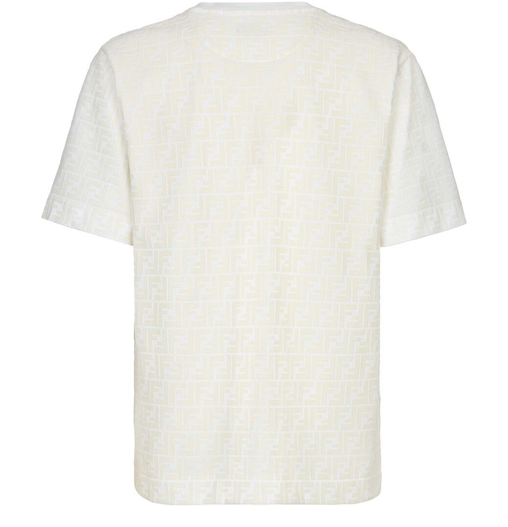 Fendi o1loc1c0824 T-Shirt in Cream Size US XS / EU 42 / 0 - 2 Thumbnail