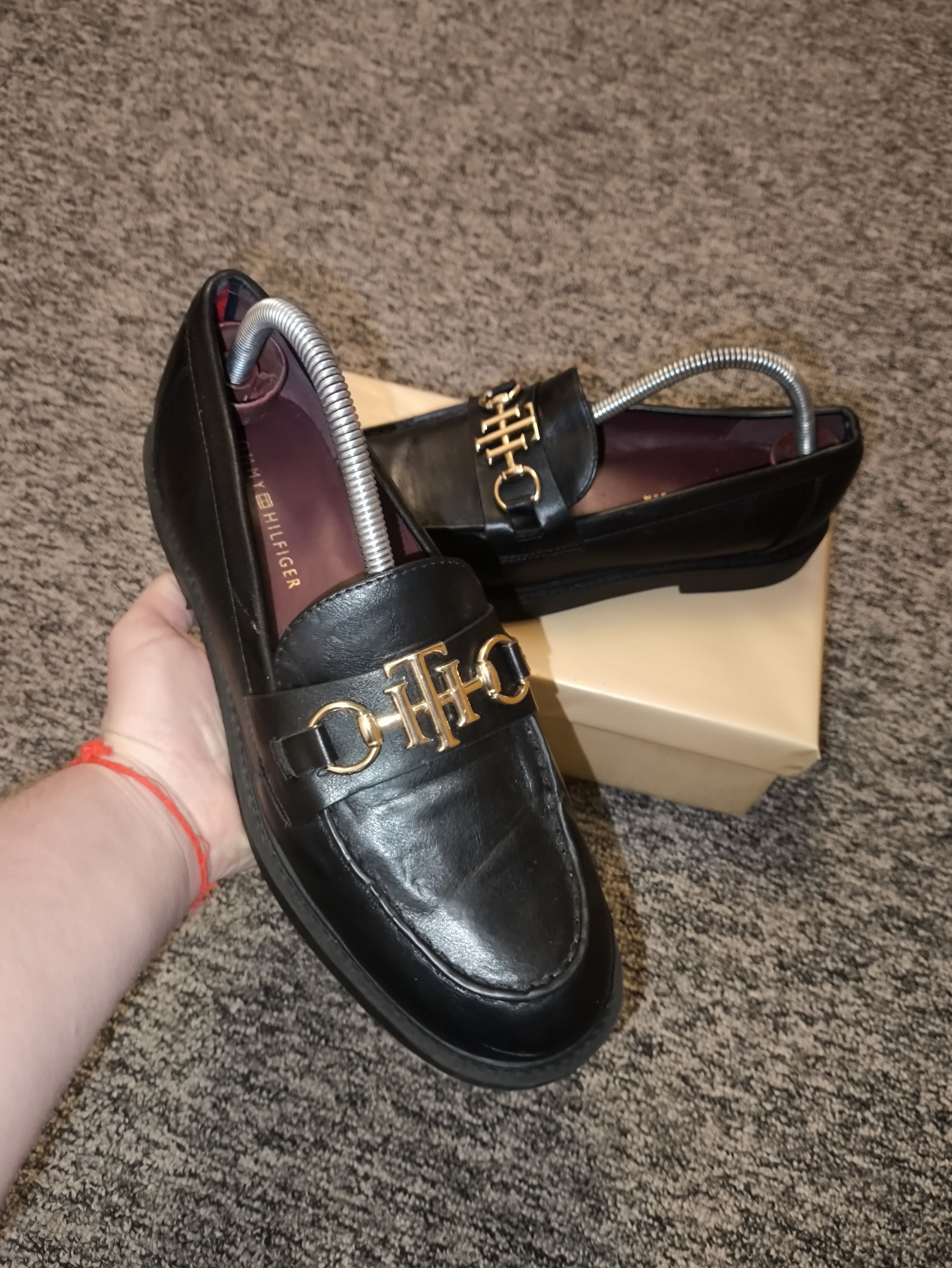Tommy Hilfiger Tommy Hilfiger Chain Loafers Leather EU 38.5 Size US 8.5 / IT 38.5 - 3 Thumbnail