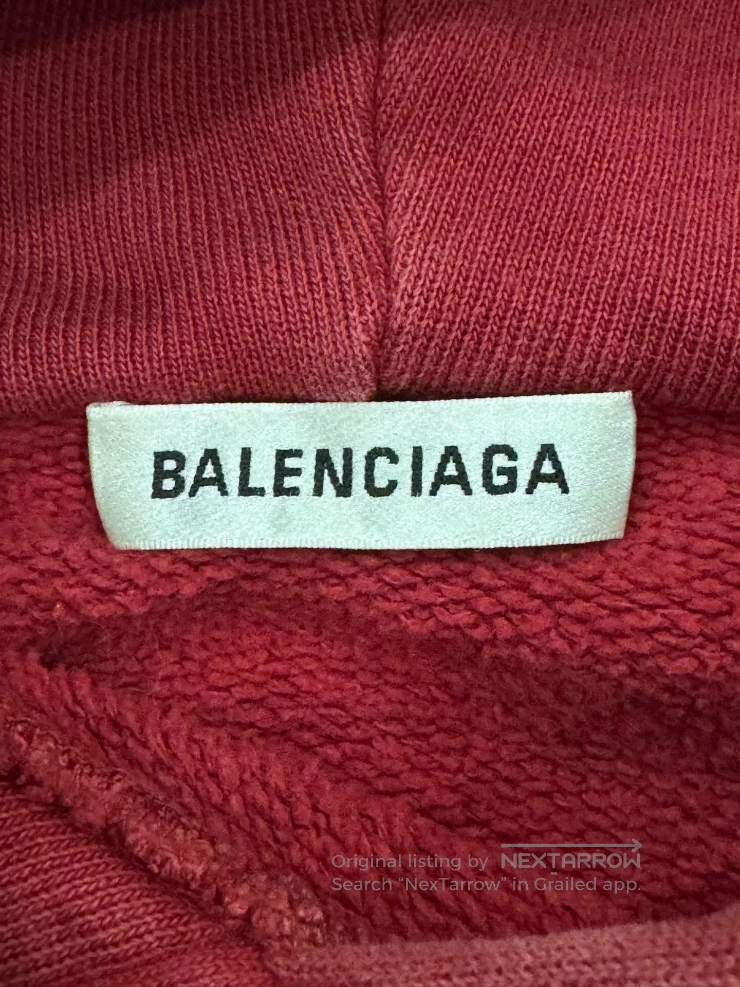 Balenciaga balenciaga hooded sweatshirt size M gently used. Size US M / EU 48-50 / 2 - 7 Thumbnail