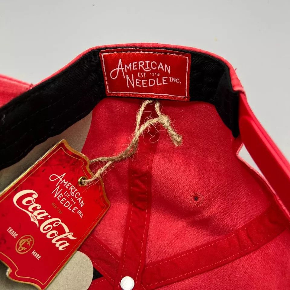 American Needle Coca Cola Coke Hat Men Washed American Needle Snap Back Cap Size ONE SIZE - 6 Thumbnail