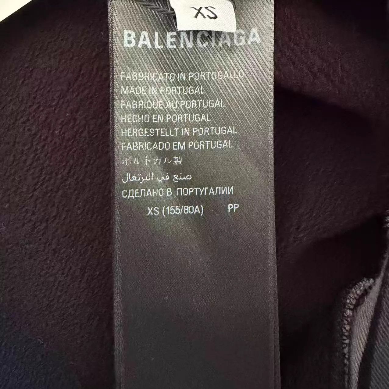 Balenciaga Balenciaga 26SS Black Football 3B Logo Hoodie XS Size US XS / EU 42 / 0 - 5 Thumbnail