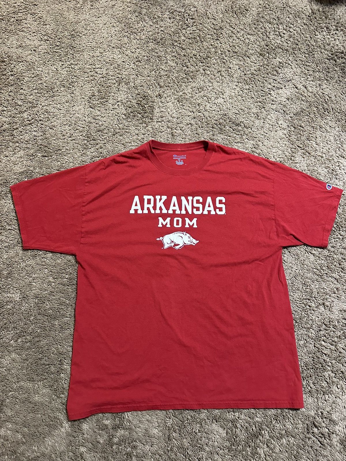 NCAA × Vintage Vintage Champion NCAA Arkansas Razorback shirt 00s size XL Size US XXL / EU 58 / 5 - 1 Thumbnail