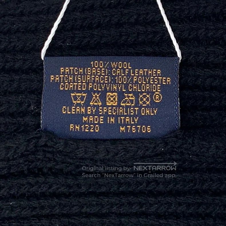 Louis Vuitton Louis Vuitton Black logo brand wool knit wool hat wool hat Size ONE SIZE - 7 Thumbnail