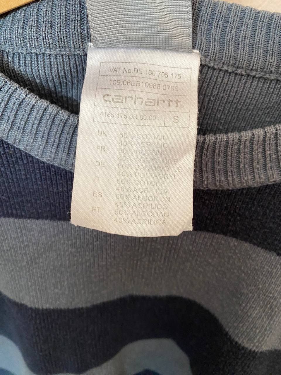 Carhartt × Vintage 💙Y2K Vintage Carhartt Striped Sailor Sweater Size US S / EU 44-46 / 1 - 4 Thumbnail