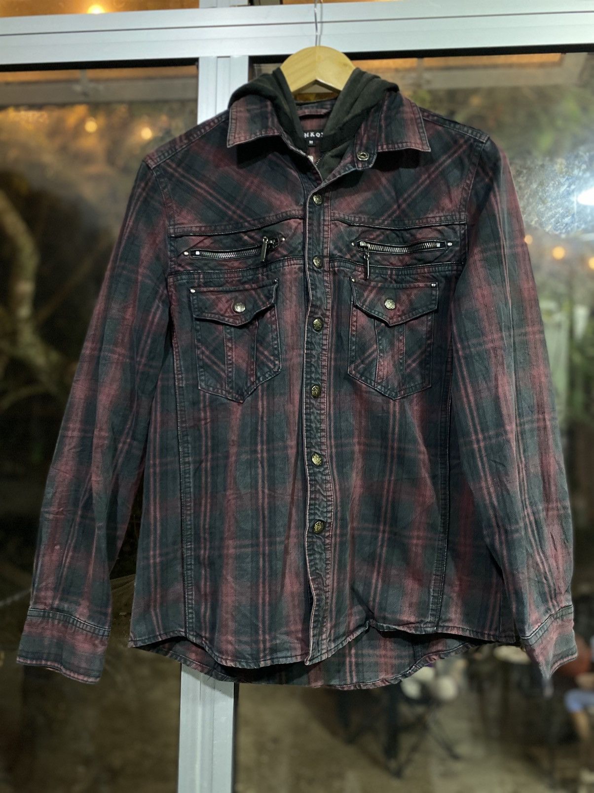 Japanese Brand Qmkos jacket Punk style Shirt Size US M / EU 48-50 / 2 - 1 Thumbnail
