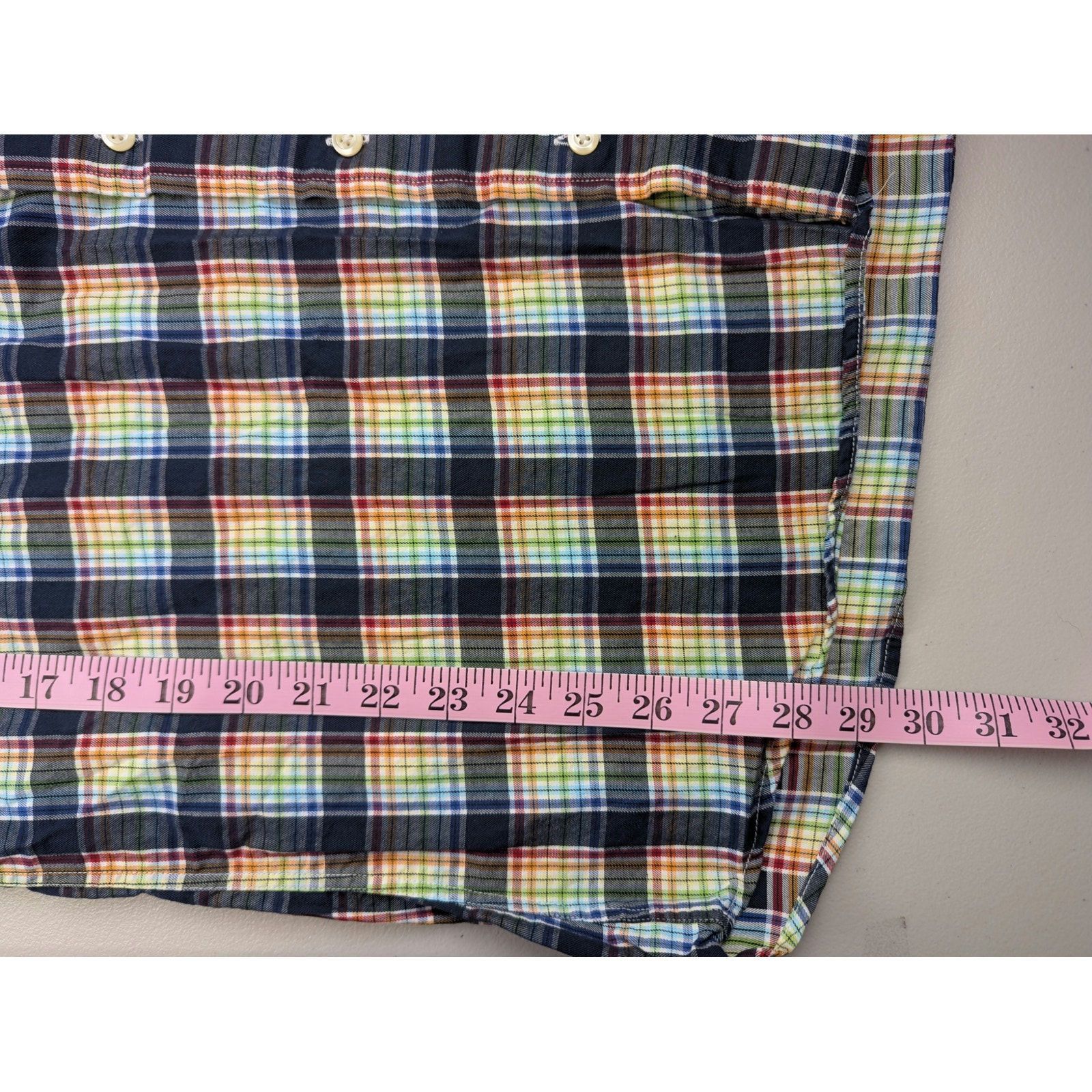 Gitman Bros. Rainbow Plaid Button Down Shirt Colorful Office Classic Size US L / EU 52-54 / 3 - 8 Thumbnail