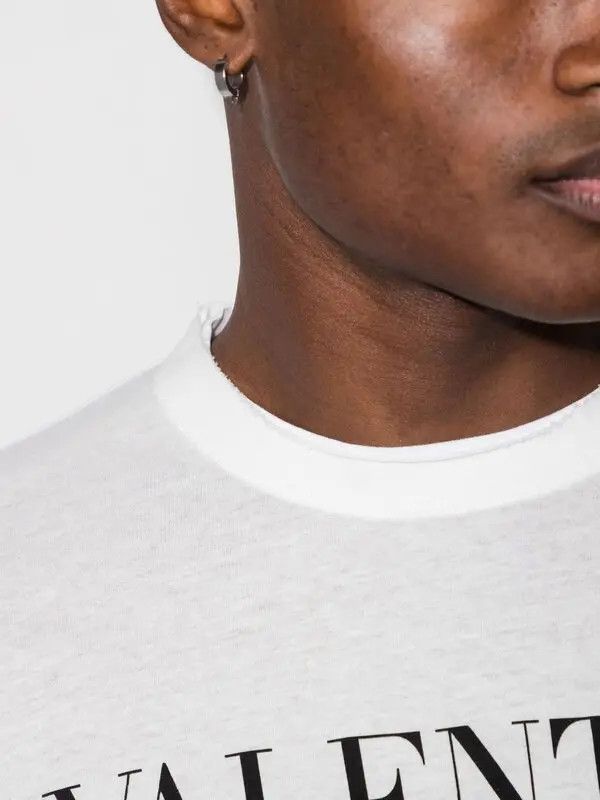 Valentino o1y0525 Logo T-Shirt in White Size US S / EU 44-46 / 1 - 2 Thumbnail