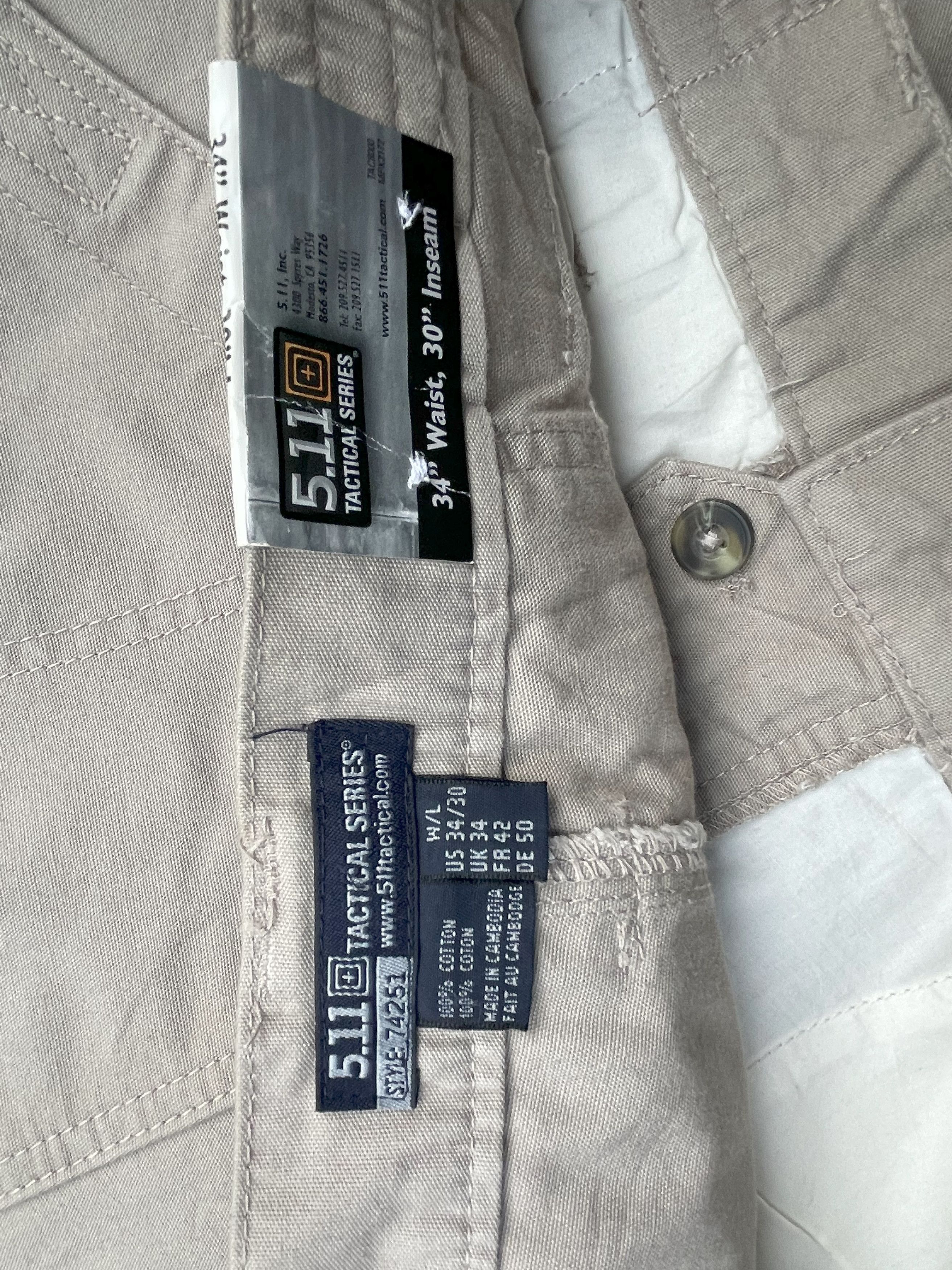 5.11 5.11 Tactical Cargo Pant Size US 35 - 13 Thumbnail