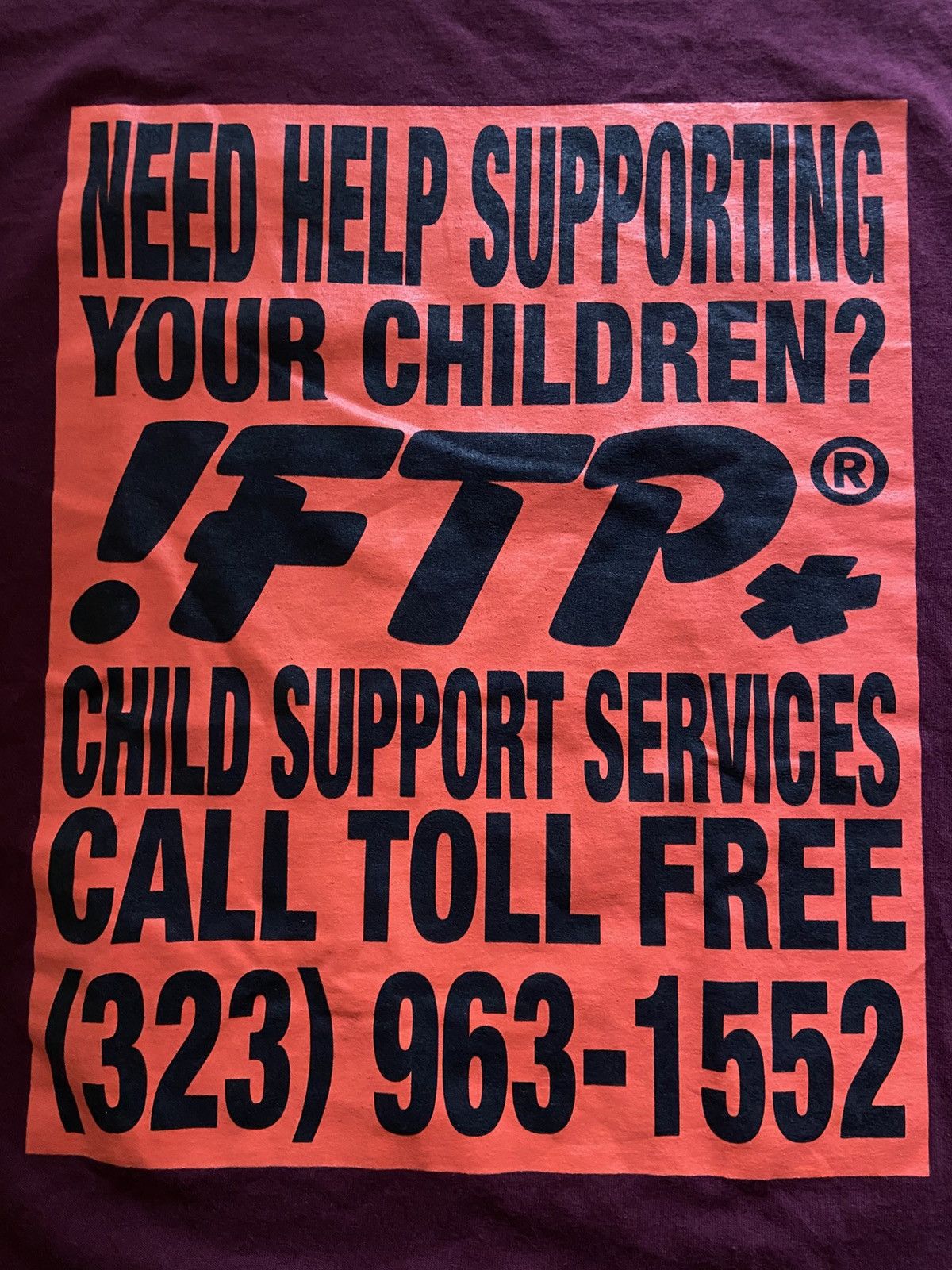 Fuck The Population FTP Child Support Tee Size US M / EU 48-50 / 2 - 2 Thumbnail