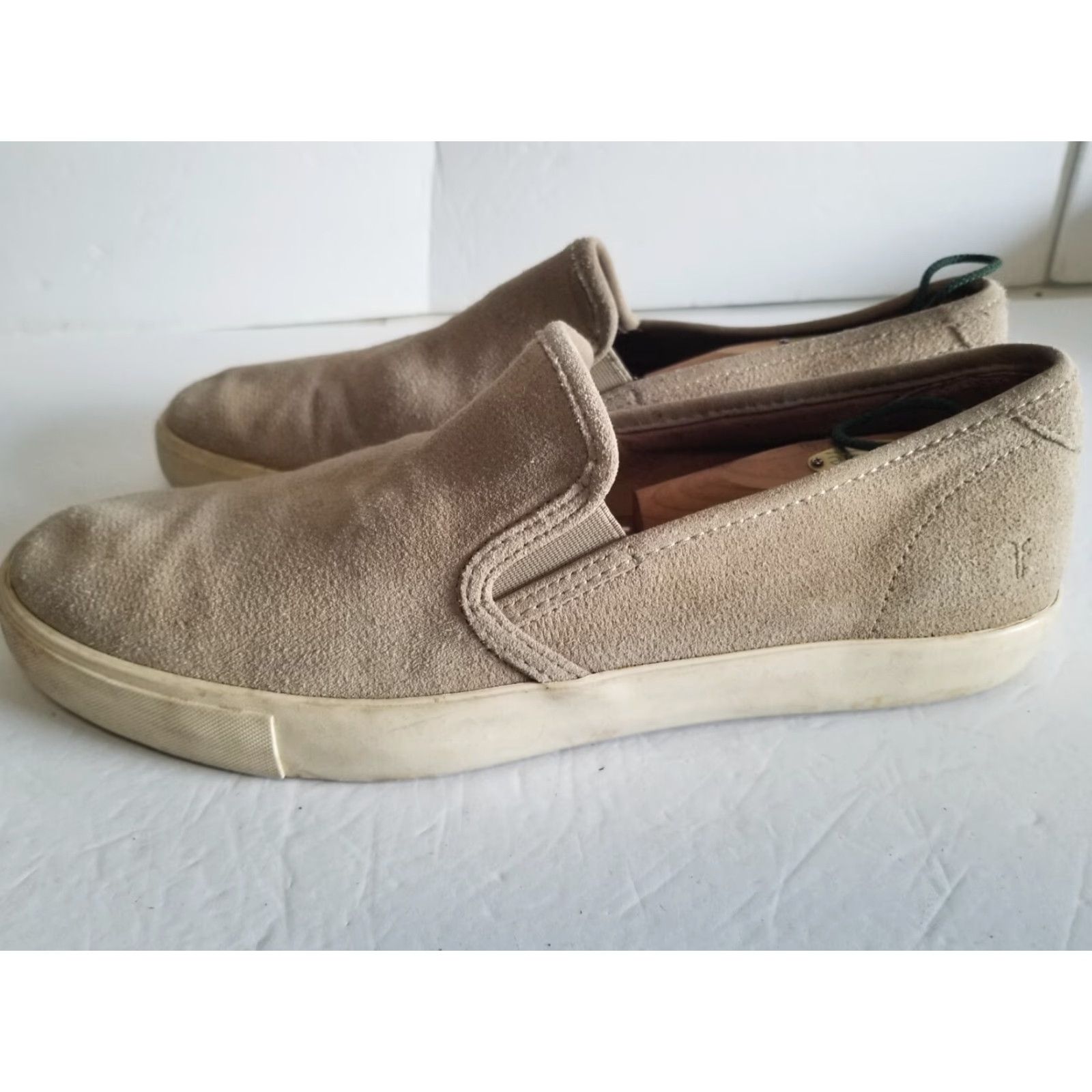 Frye FRYE BEACON SUEDE SLIP ON Sneakers Gray Men's 13 Size US 13 / EU 46 - 5 Thumbnail