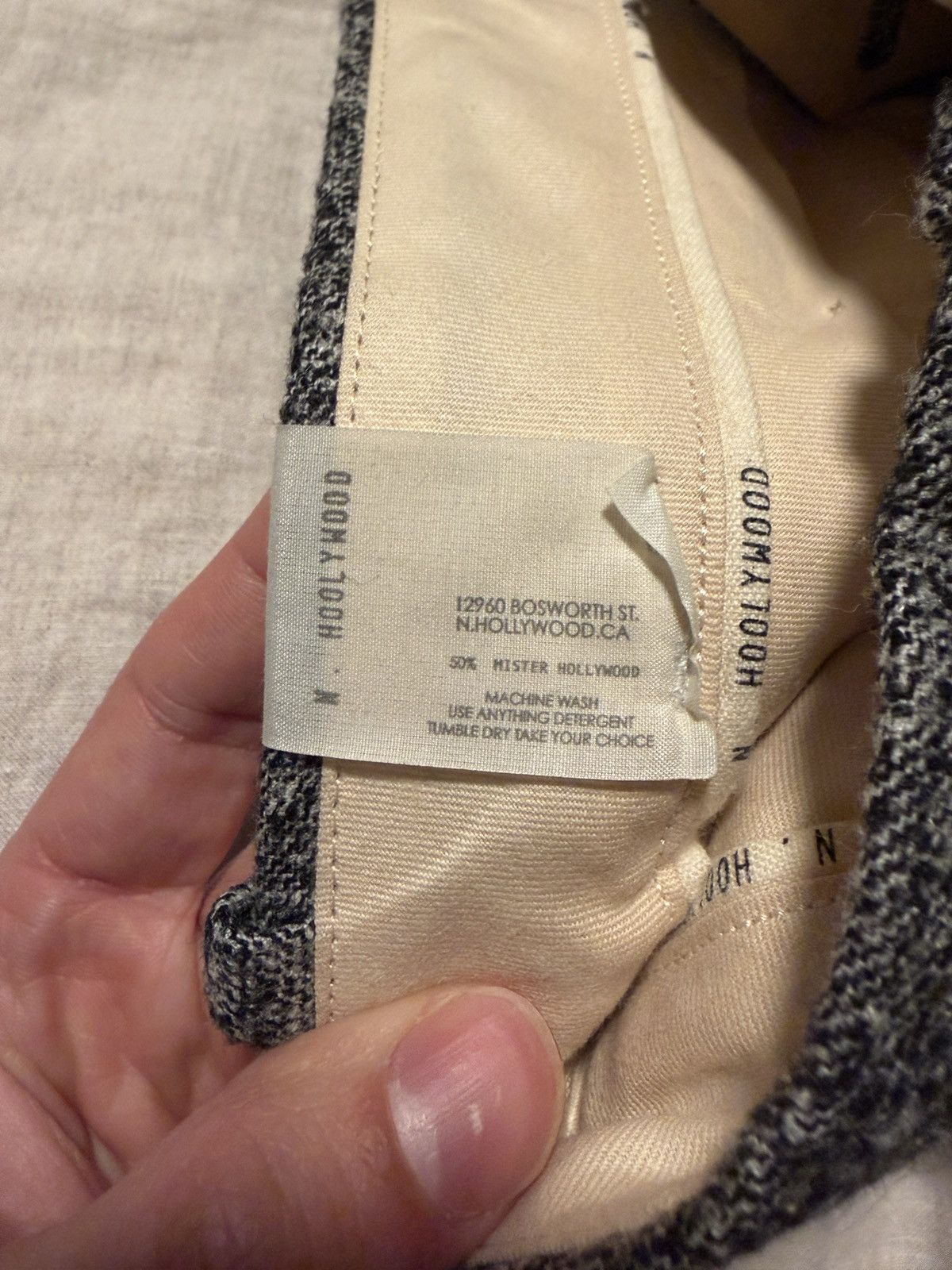 N.Hoolywood N.Hoolywood Gray/Black Wool Pants 30x29 Size US 30 / EU 46 - 5 Thumbnail