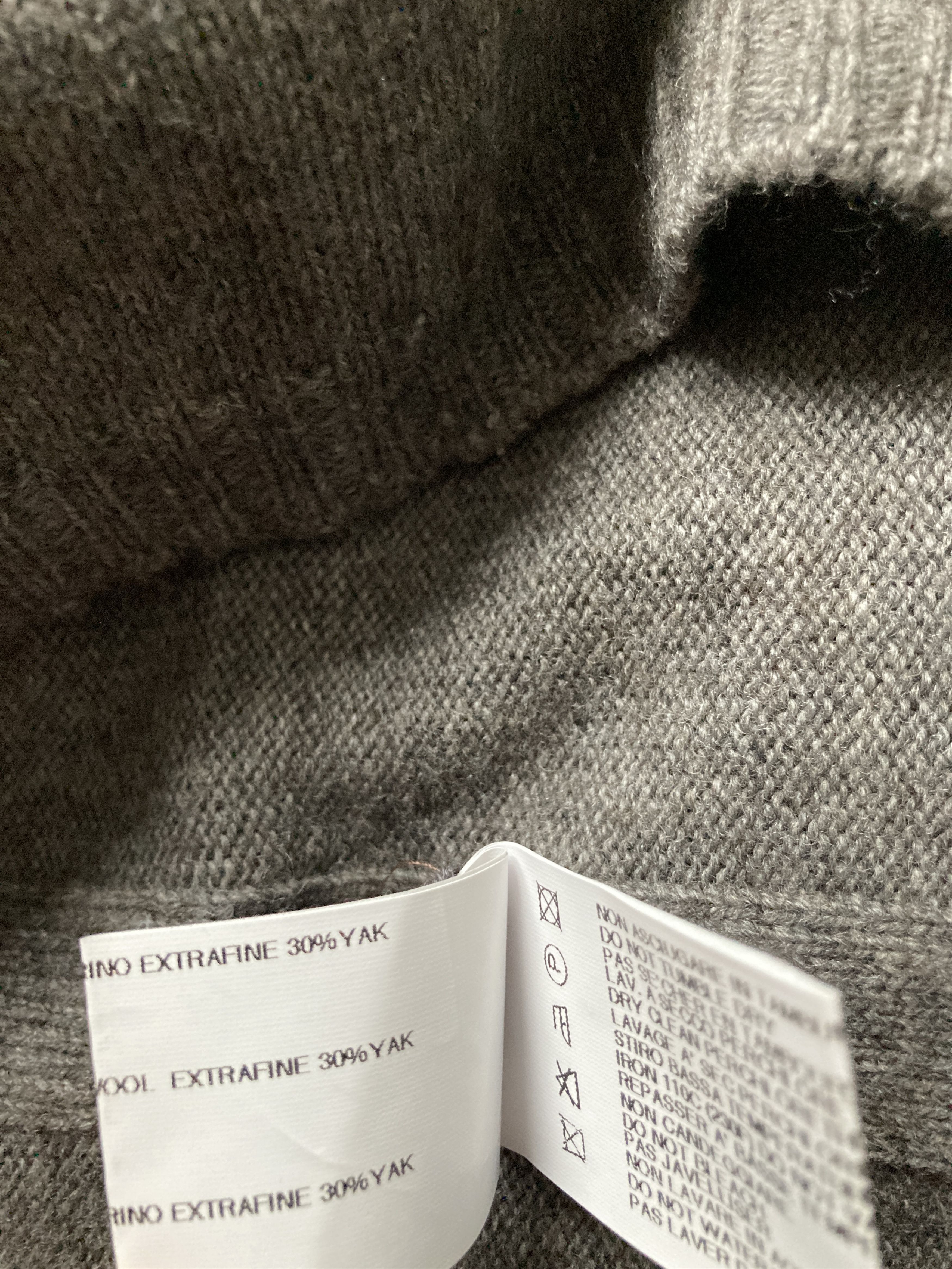 Rick Owens F/W 12 "MOUNTAIN" Slim Runway Yak/Wool Rollneck Rick Owens L Size US L / EU 52-54 / 3 - 16 Thumbnail