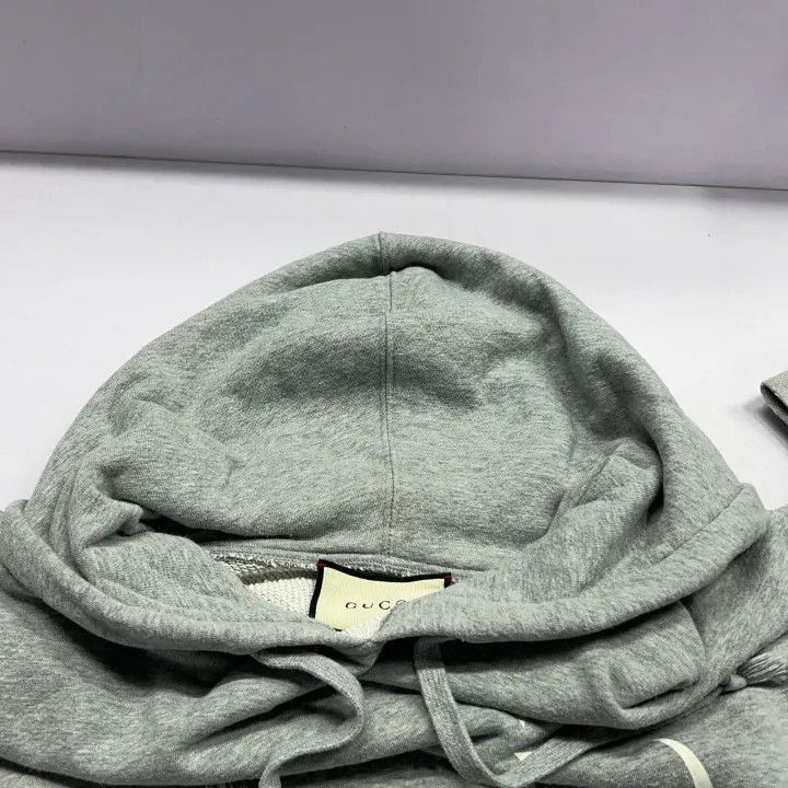Gucci Gucci Gucci Logo Hoodie for Men in Gray -2506 Size US M / EU 48-50 / 2 - 4 Thumbnail