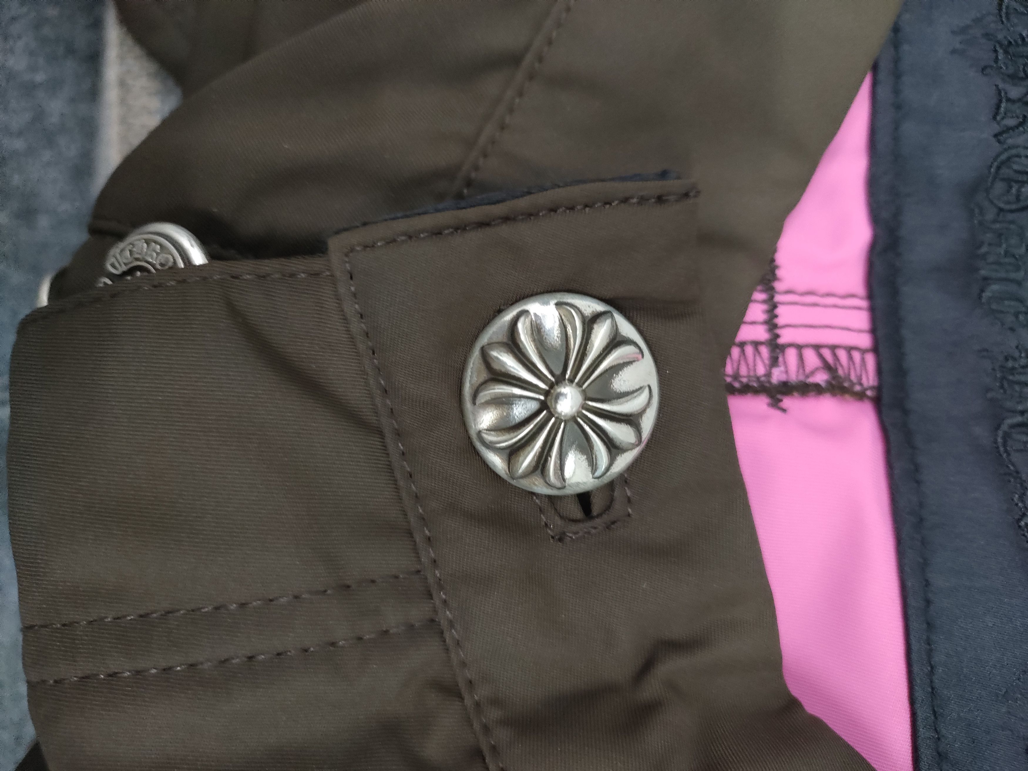 Chrome Hearts Chrome Hearts Leather Double Knee Brown Carpenter Shorts Size US 34 / EU 50 - 4 Thumbnail