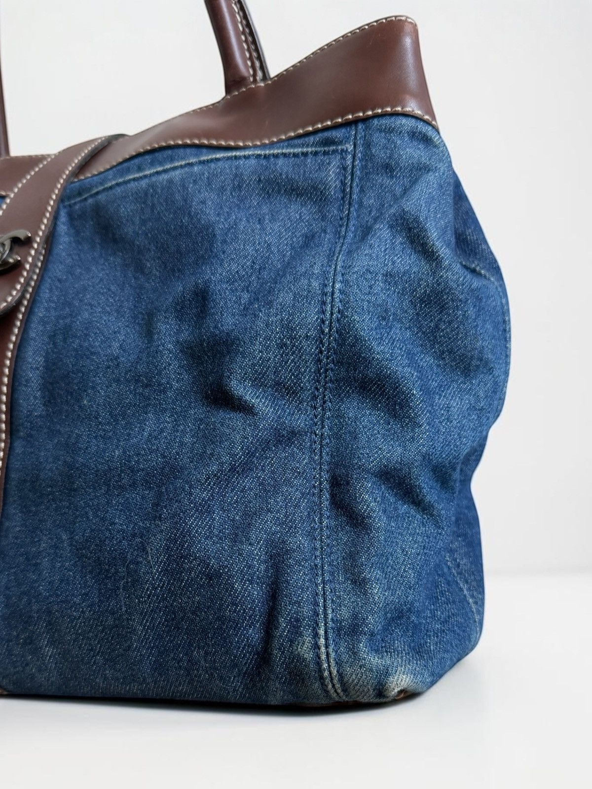 Chanel Chanel Denim CC Flap Tote Size ONE SIZE - 8 Thumbnail