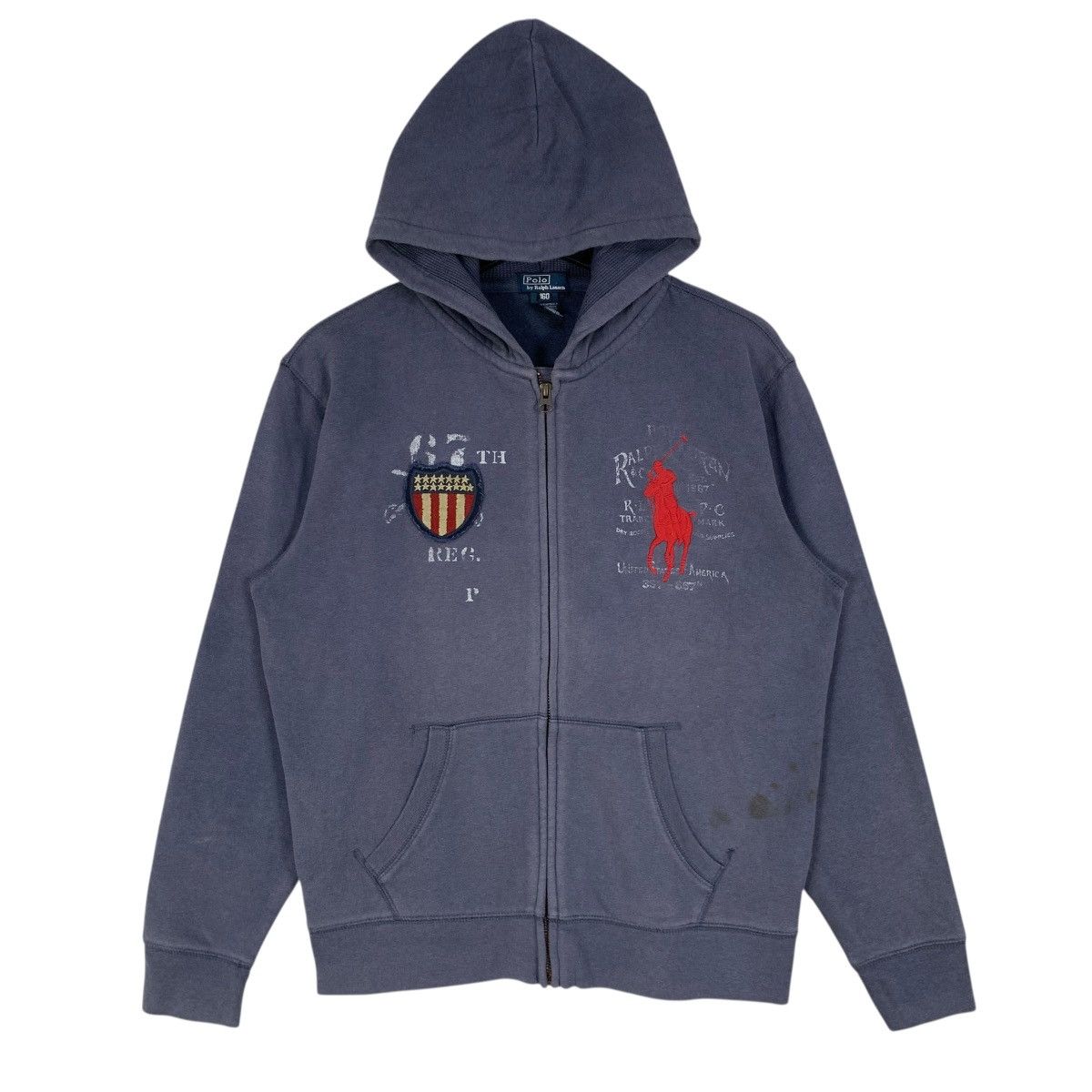 Polo Ralph Lauren Vintage Polo Ralph Lauren For Kids Sweatshirt Hoodie Size US S / EU 44-46 / 1 - 1 Thumbnail