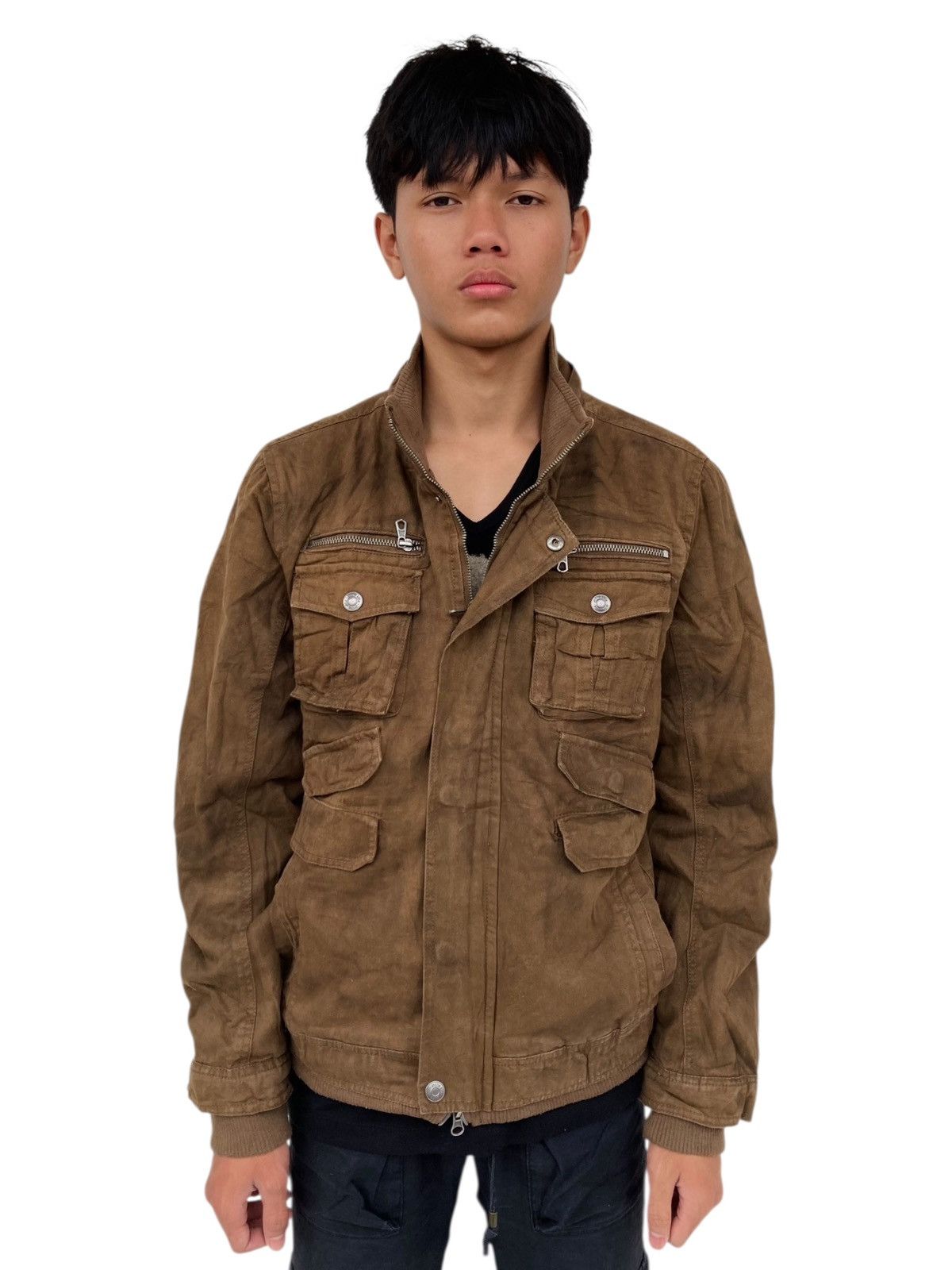 If Six Was Nine 2000s In The Attic - Multipocket Wooden Jacket Size US M / EU 48-50 / 2 - 2 Thumbnail