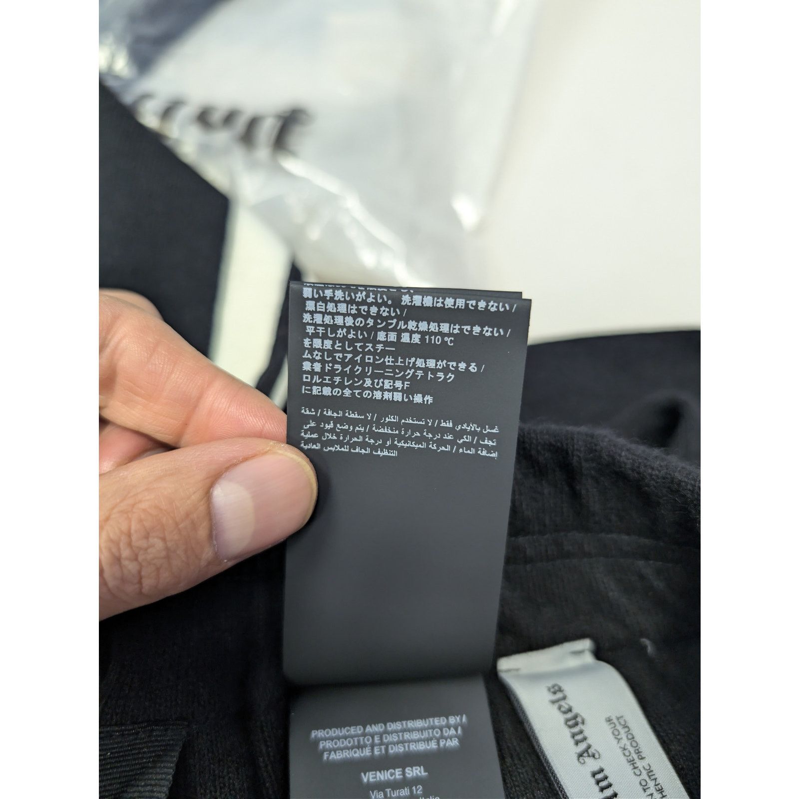 Palm Angels o1rshd1 Classic Logo Knit Track Pants in Black / Off White Size US 30 / EU 46 - 20 Thumbnail