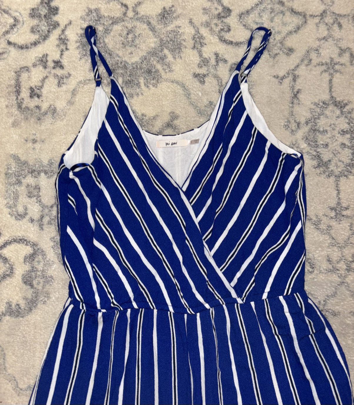 Other Mi Ami Jumpsuit Blue And White Striped Size Small Size 27" / US 4 / IT 40 - 2 Thumbnail