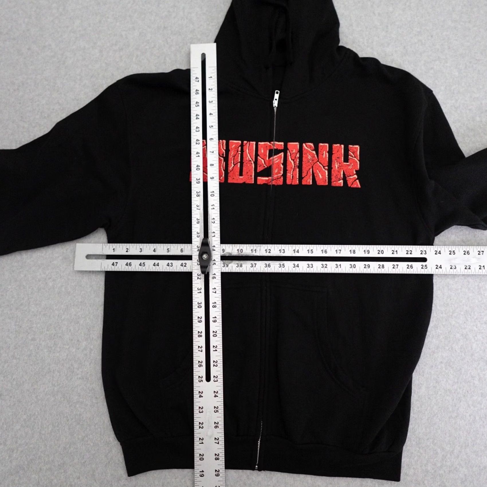 Barker Musink Festival Hoodie Adult XL Travis Barker 10th Annual Tattoo Music Zipper Size US XL / EU 56 / 4 - 4 Thumbnail