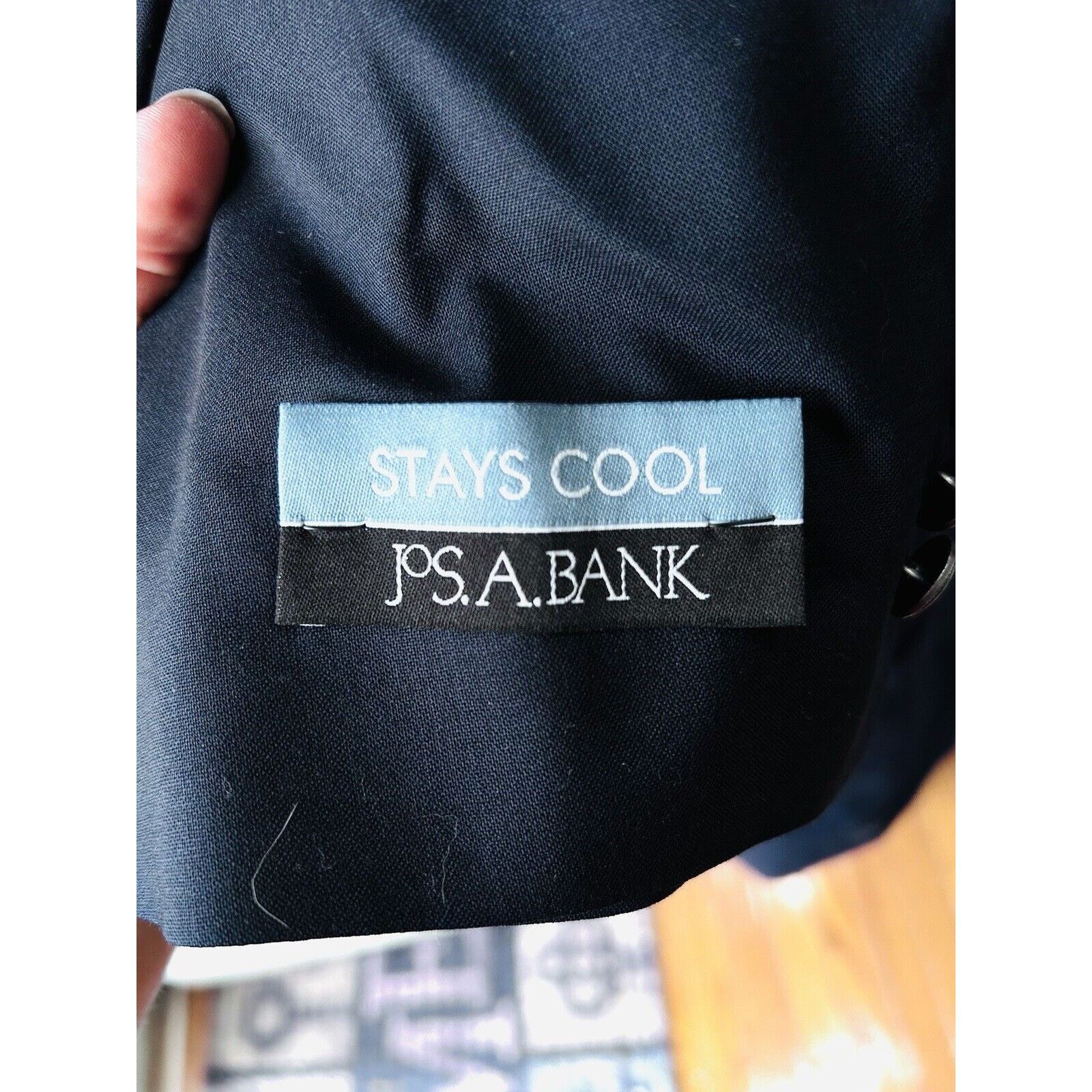 Jos. A. Bank Jos A Bank Stays Cool Navy Suit Blazer 3 Button Size 52R NWT Size 52R - 5 Thumbnail