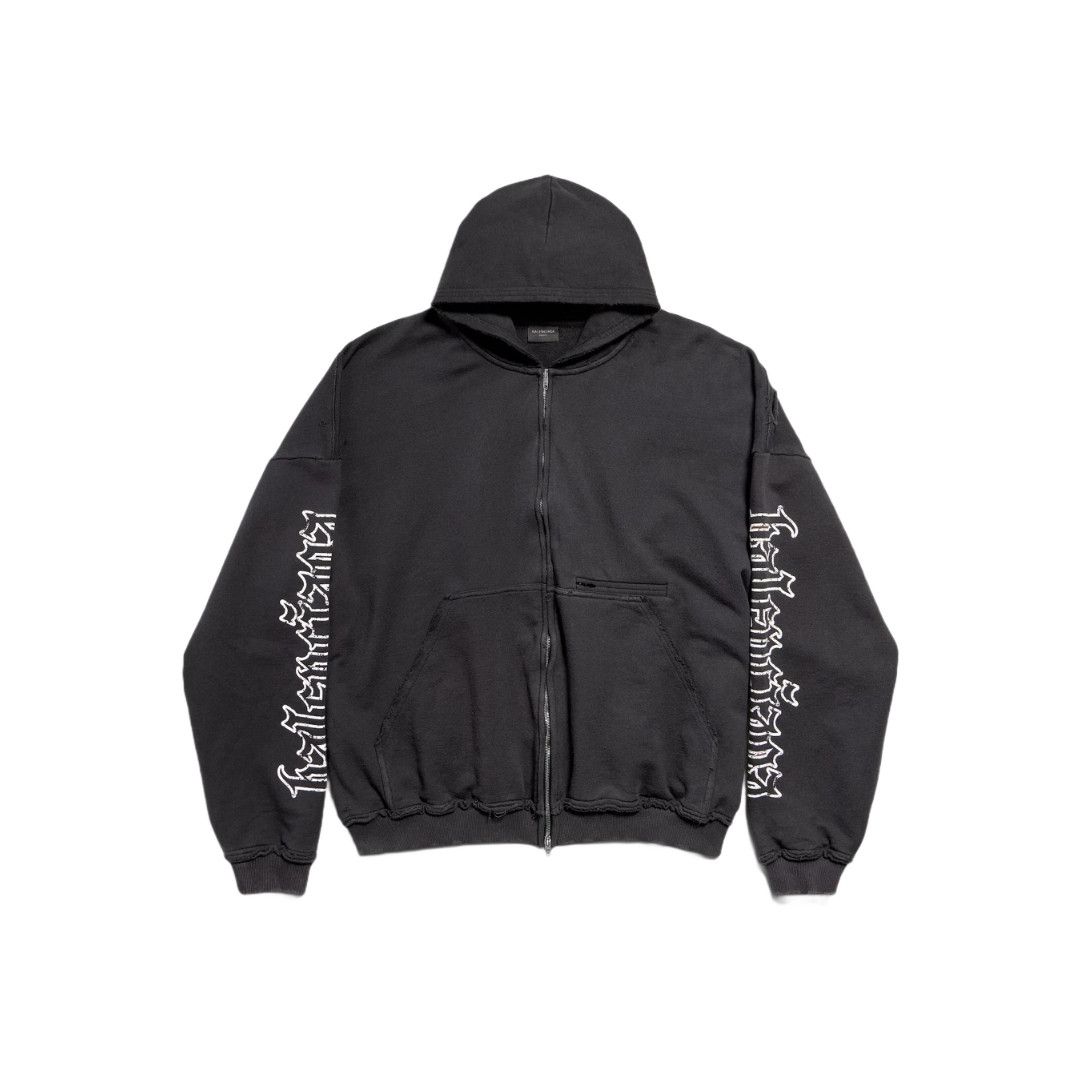 Balenciaga Balenciaga Speed Hunters Zip-up cropped hoodie / M
