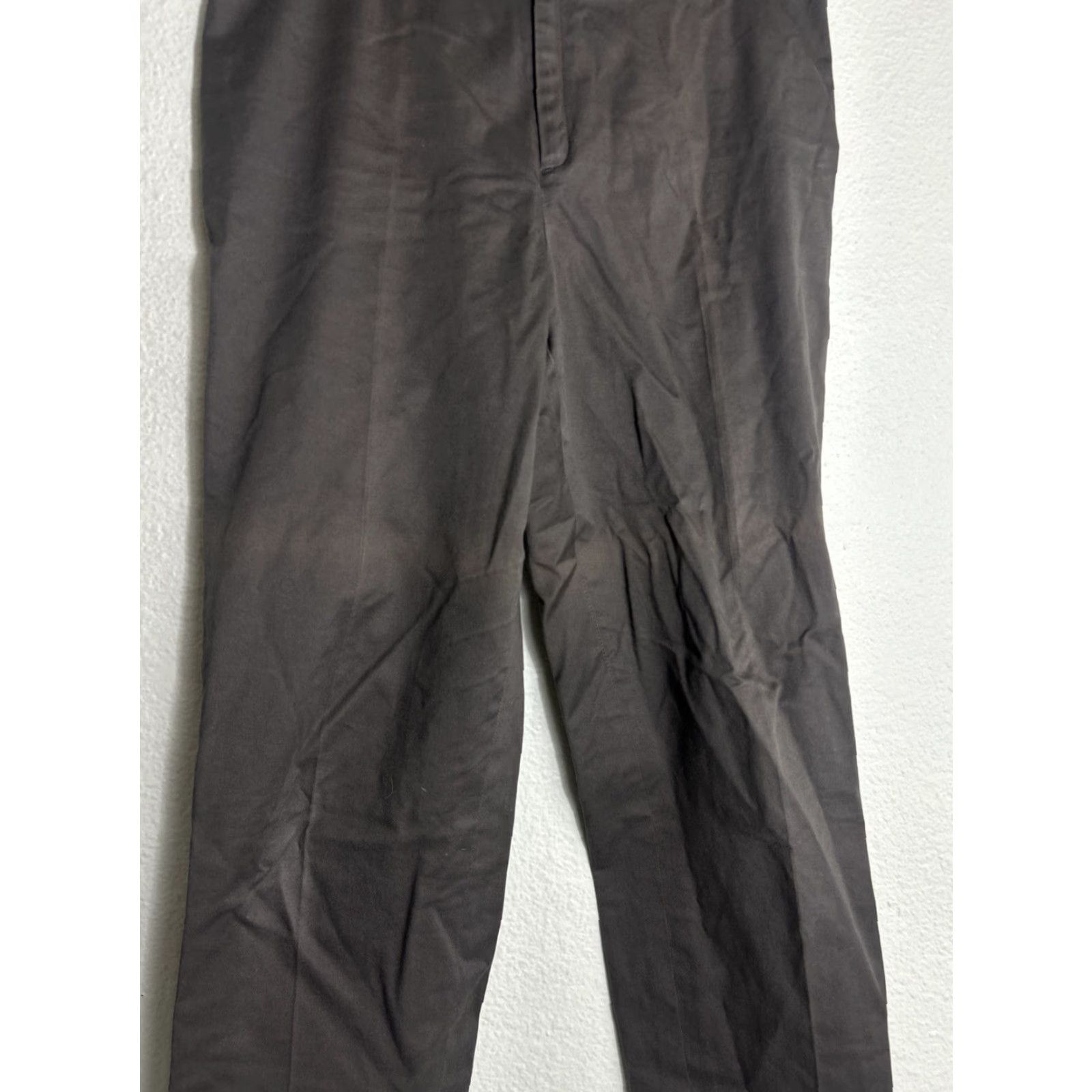 Gap Y2K Gap Cropped Stretch Brown Dress Pants Women’s Size 6 R 30x25 Size 28" / US 6 / IT 42 - 3 Thumbnail