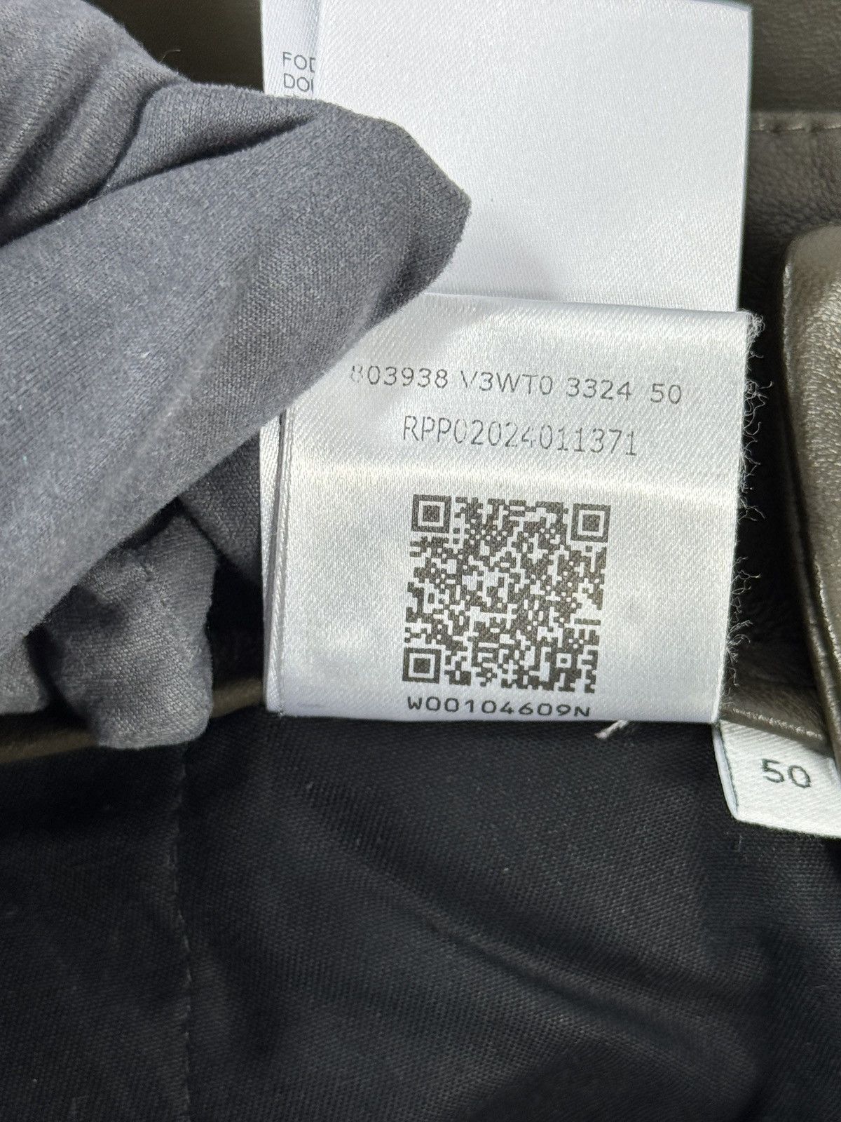 Bottega Veneta KHAKI NAPPA LEATHER PANTS Size US 34 / EU 50 - 13 Thumbnail