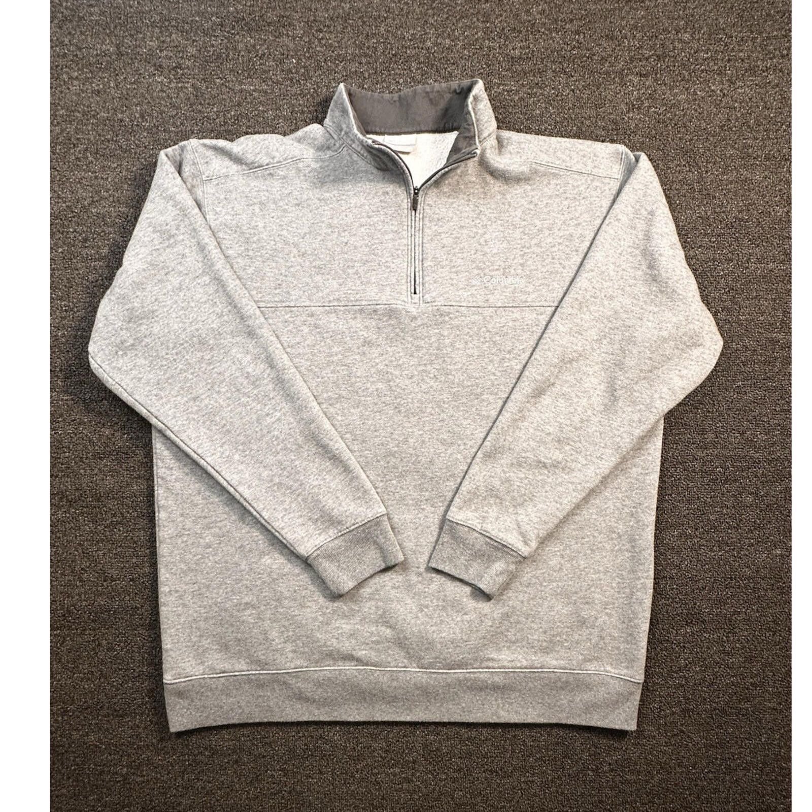 Columbia Columbia Men’s 2XL Gray Fleece 1/4 Zip Pullover Sweatshirt Size US XXL / EU 58 / 5 - 1 Thumbnail