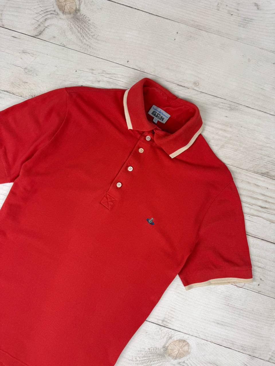Vivienne Westwood Vivienne Westwood Polo Shirt Logo Orb Size US XL / EU 56 / 4 - 2 Thumbnail