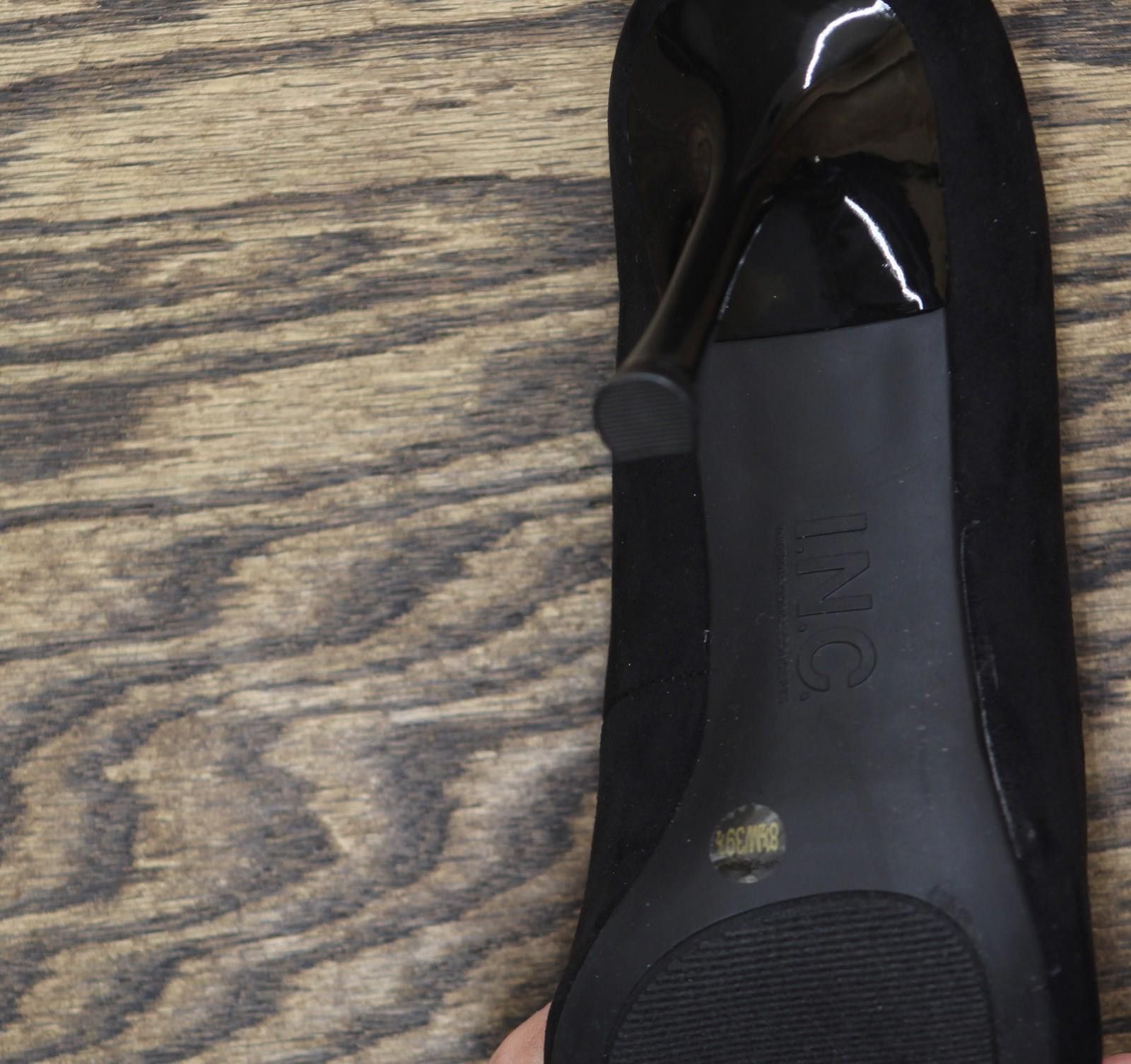 Other Nwt Inc International Concepts Pumps Black Microsuede 8.5m Size US 8.5 / IT 38.5 - 8 Thumbnail