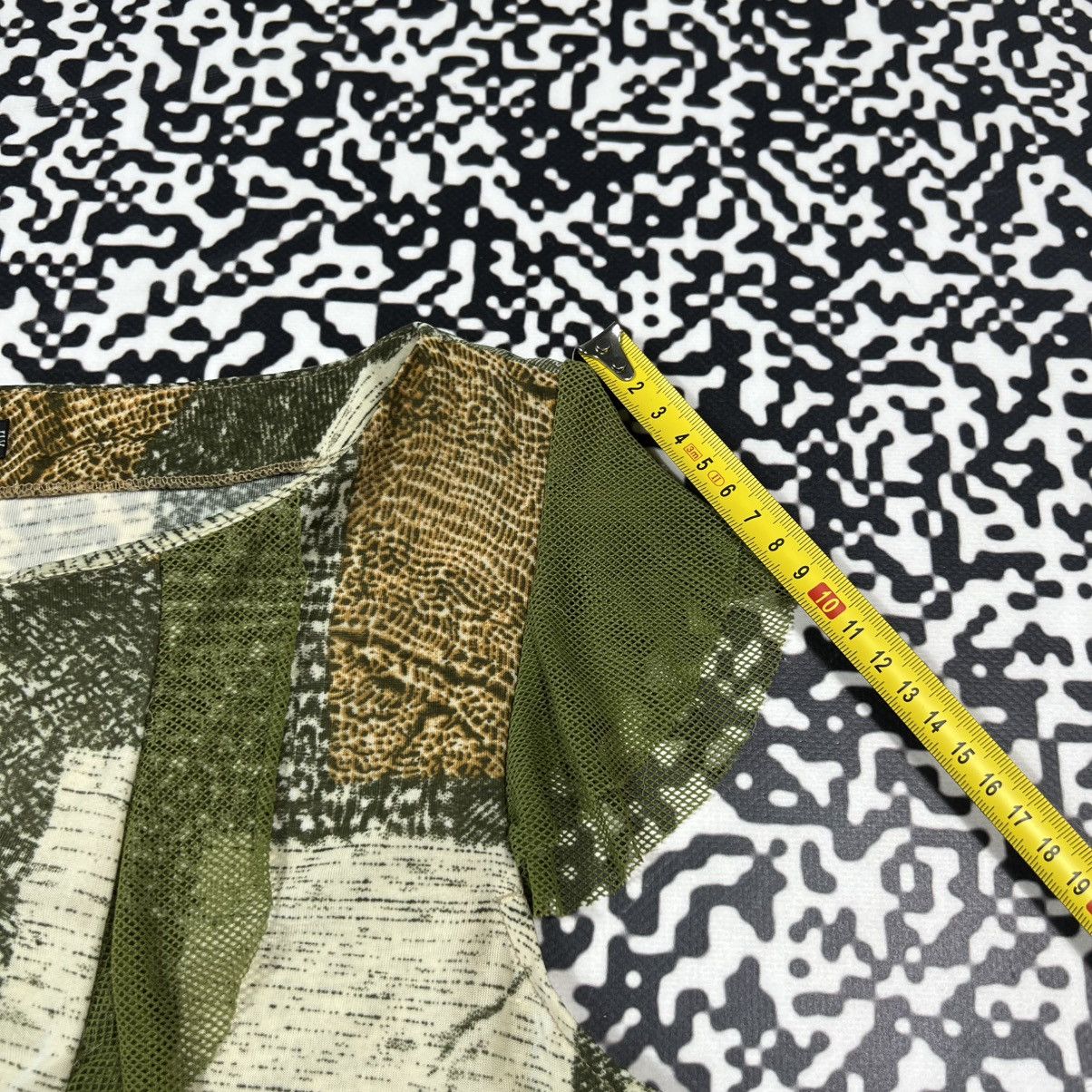 Japanese Brand Vintage Y2K Japanese Mesh Retro Patchwork Style Tank Top Tee Size XL / US 12-14 / IT 48-50 - 18 Thumbnail